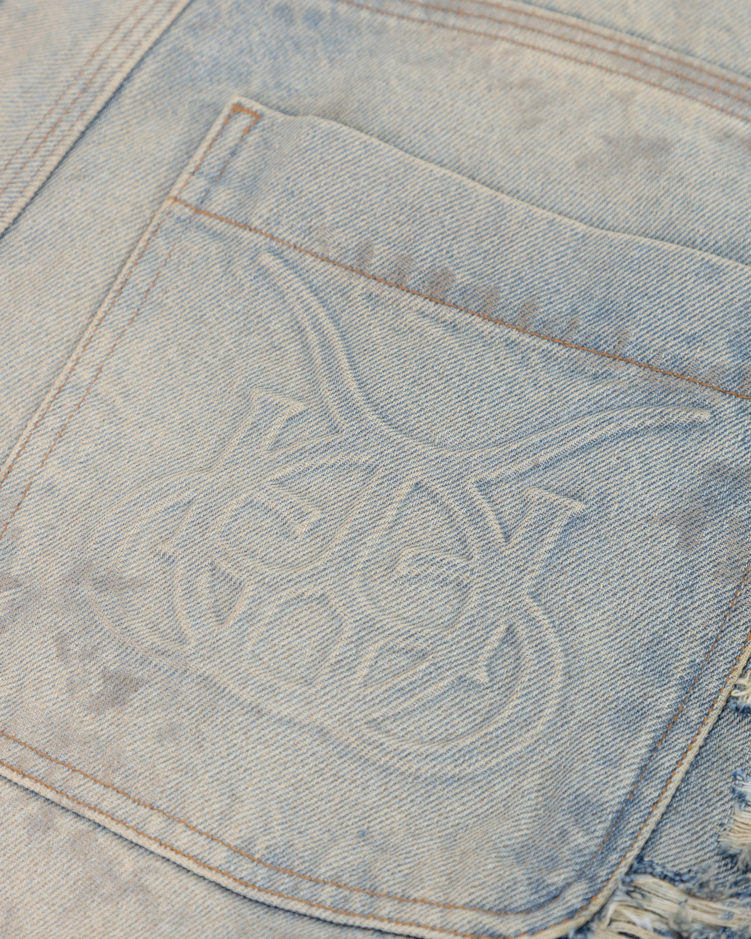 Santa Union Medellín Milano Ripped Wide Jean Dirty Blue