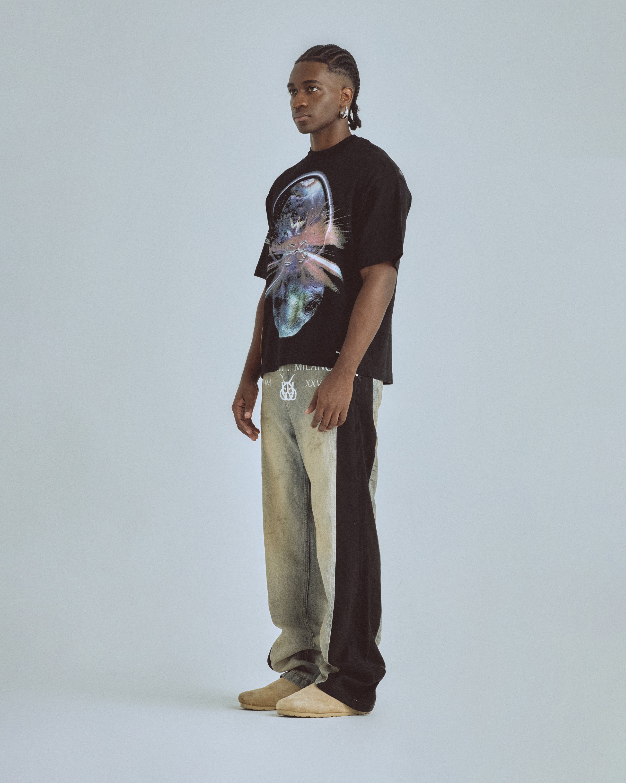 Santa Unión Nuevo Cielo Boxy Fit Tshirt Black