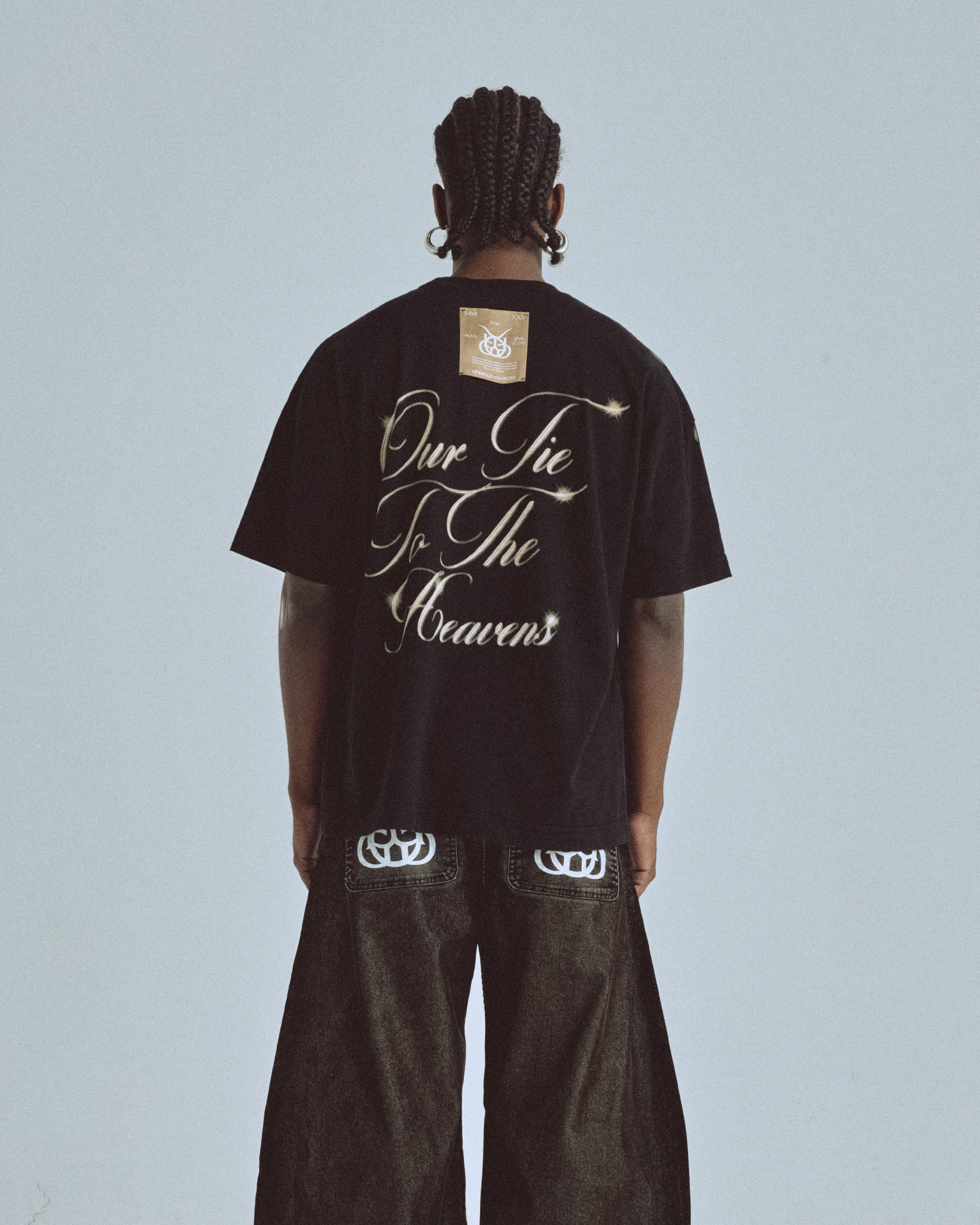 Santa Unión Our Tie To The Heavens Tshirt Black