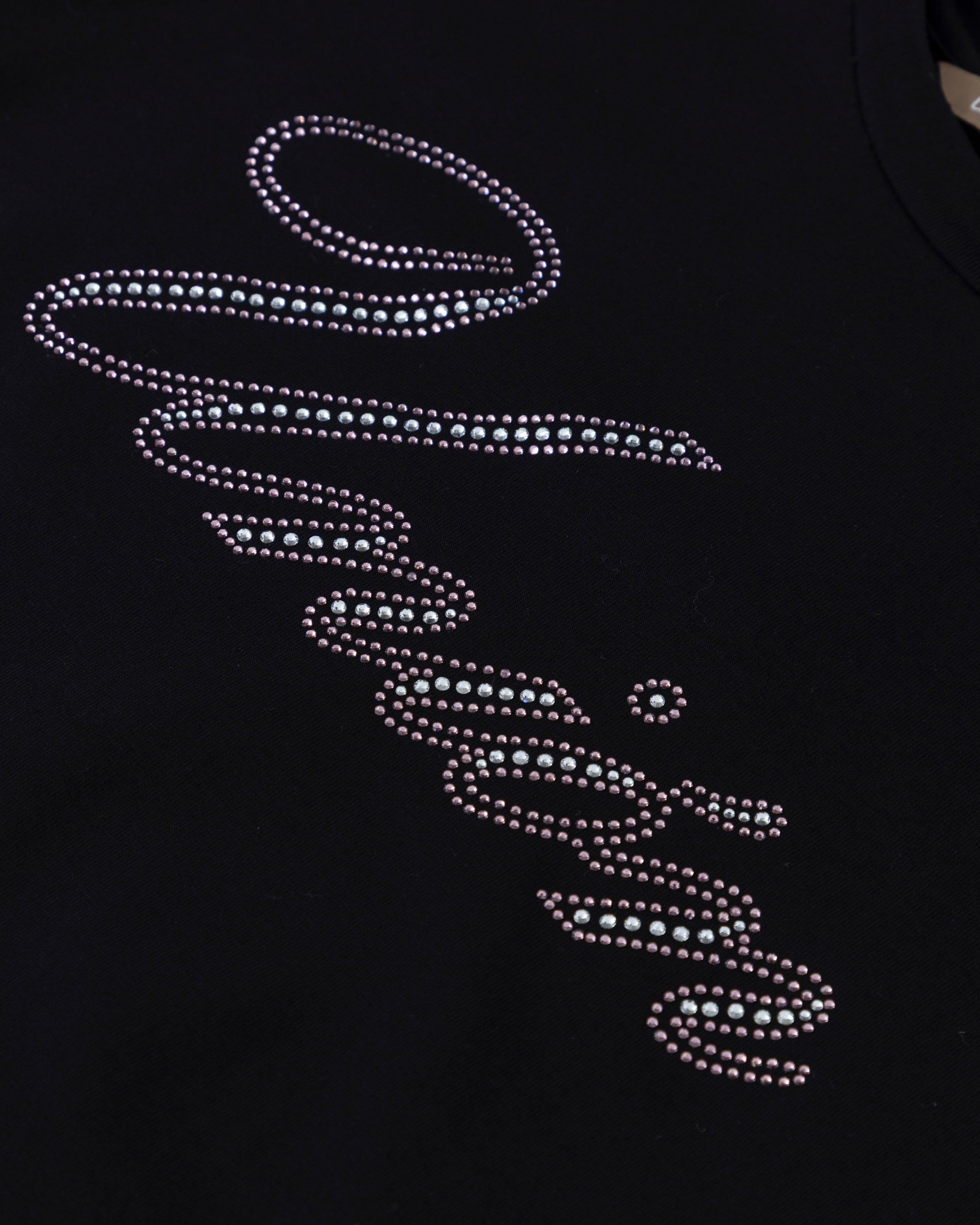 Santa Union "Unión" Long Baby Tee Black