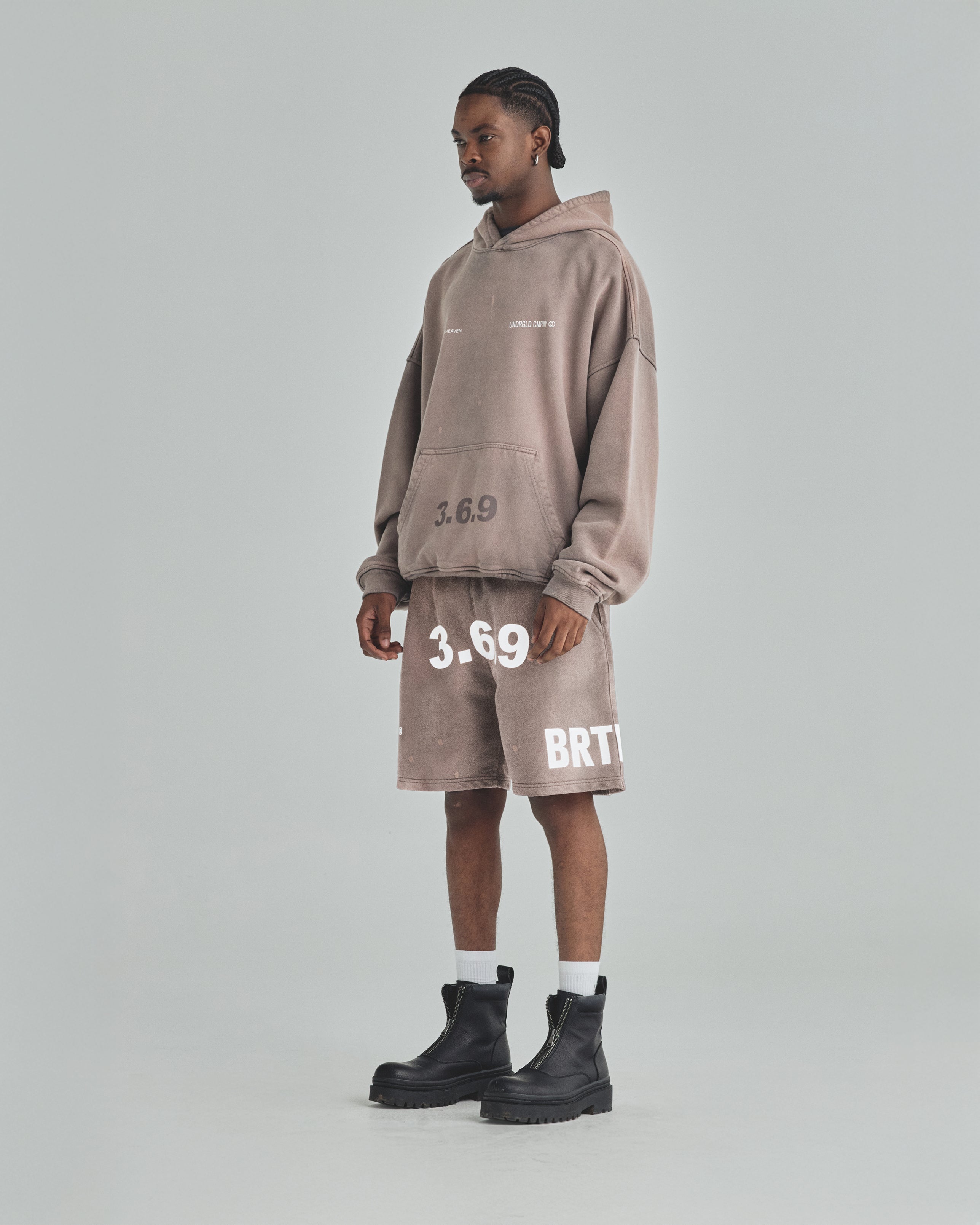 Spring 3.6.9 Biased Shorts Vintage Gray