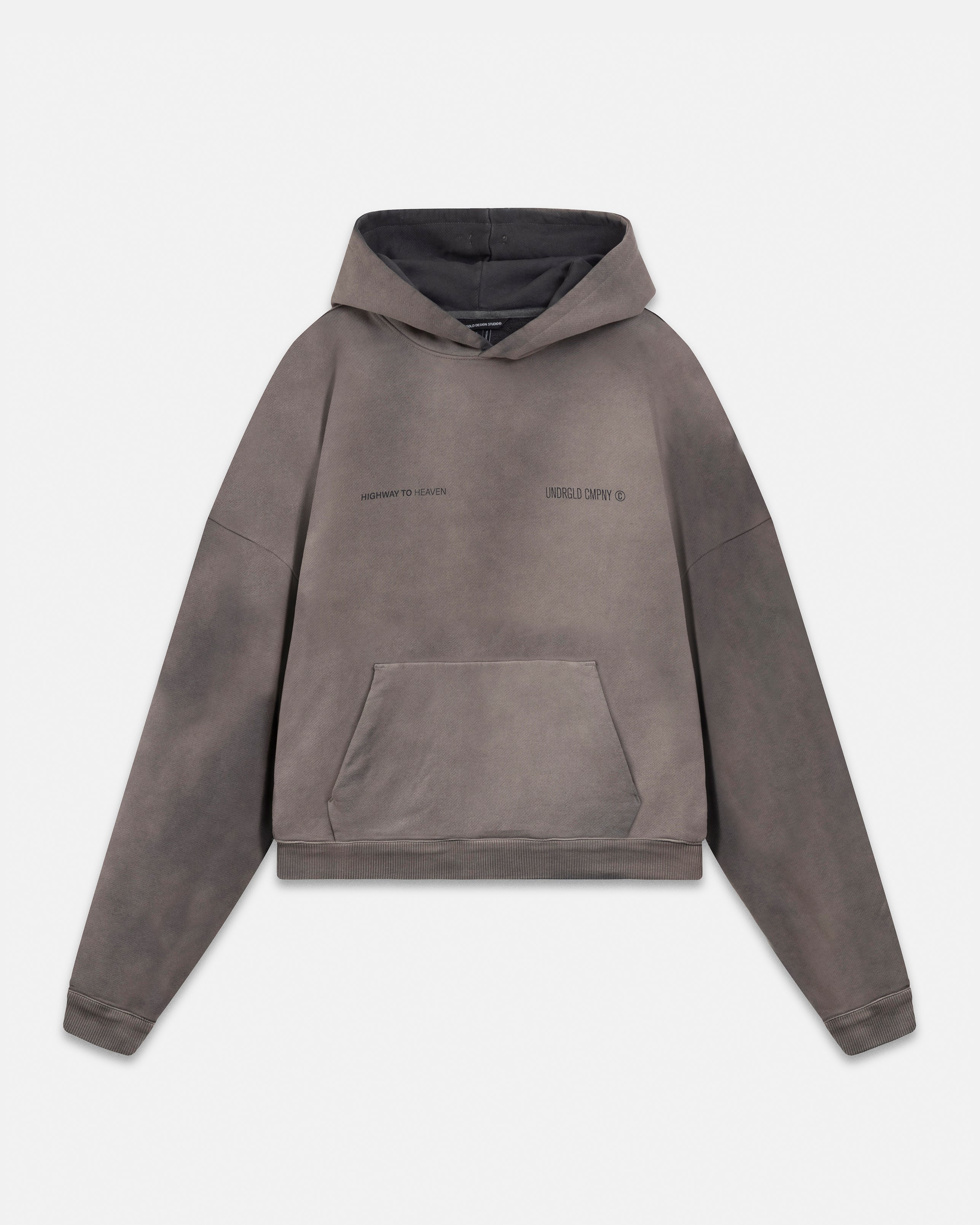 Spring Code Boxy Fit Hoodie Vintage Gray