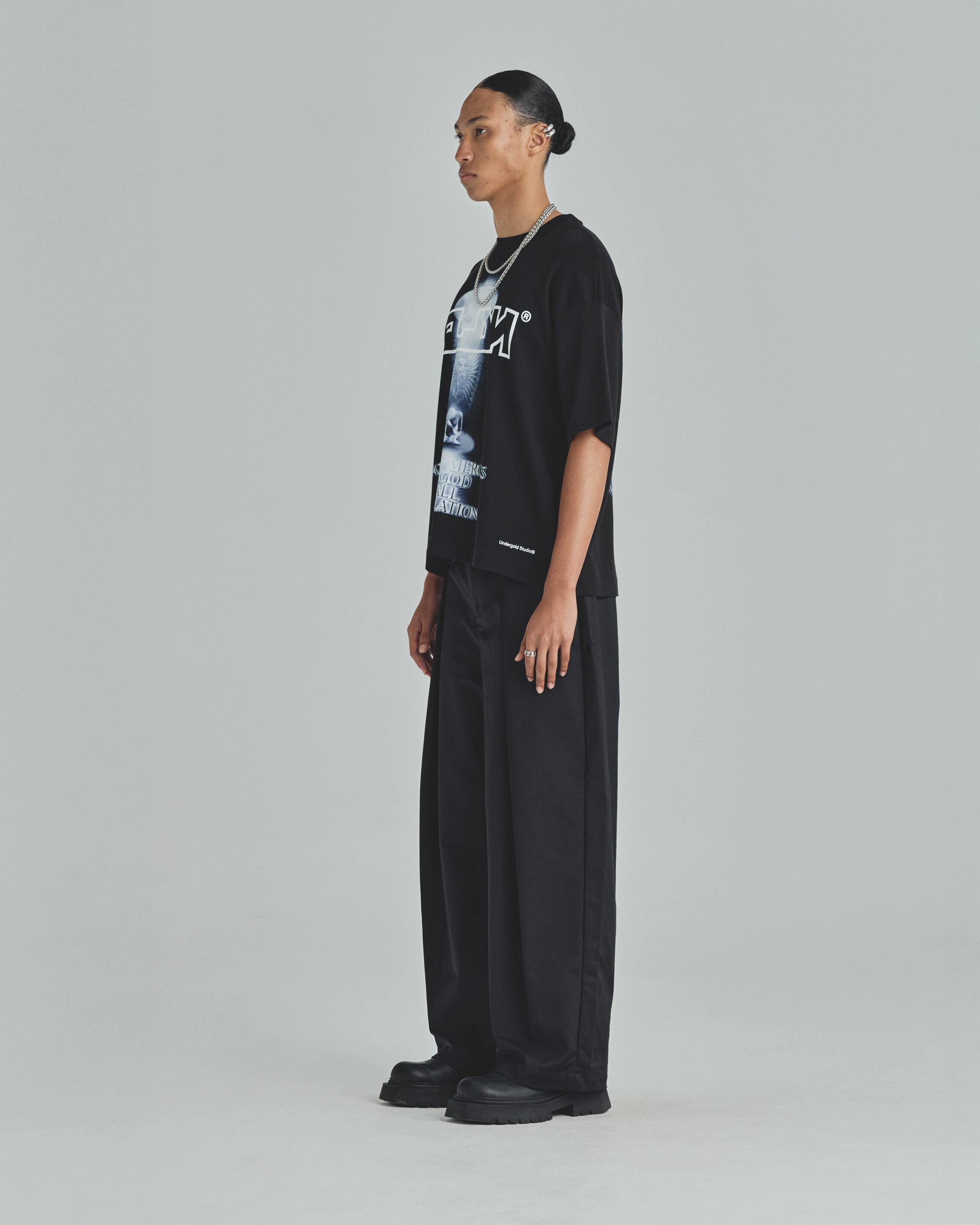Spring Consolation Boxy Fit Tshirt Black
