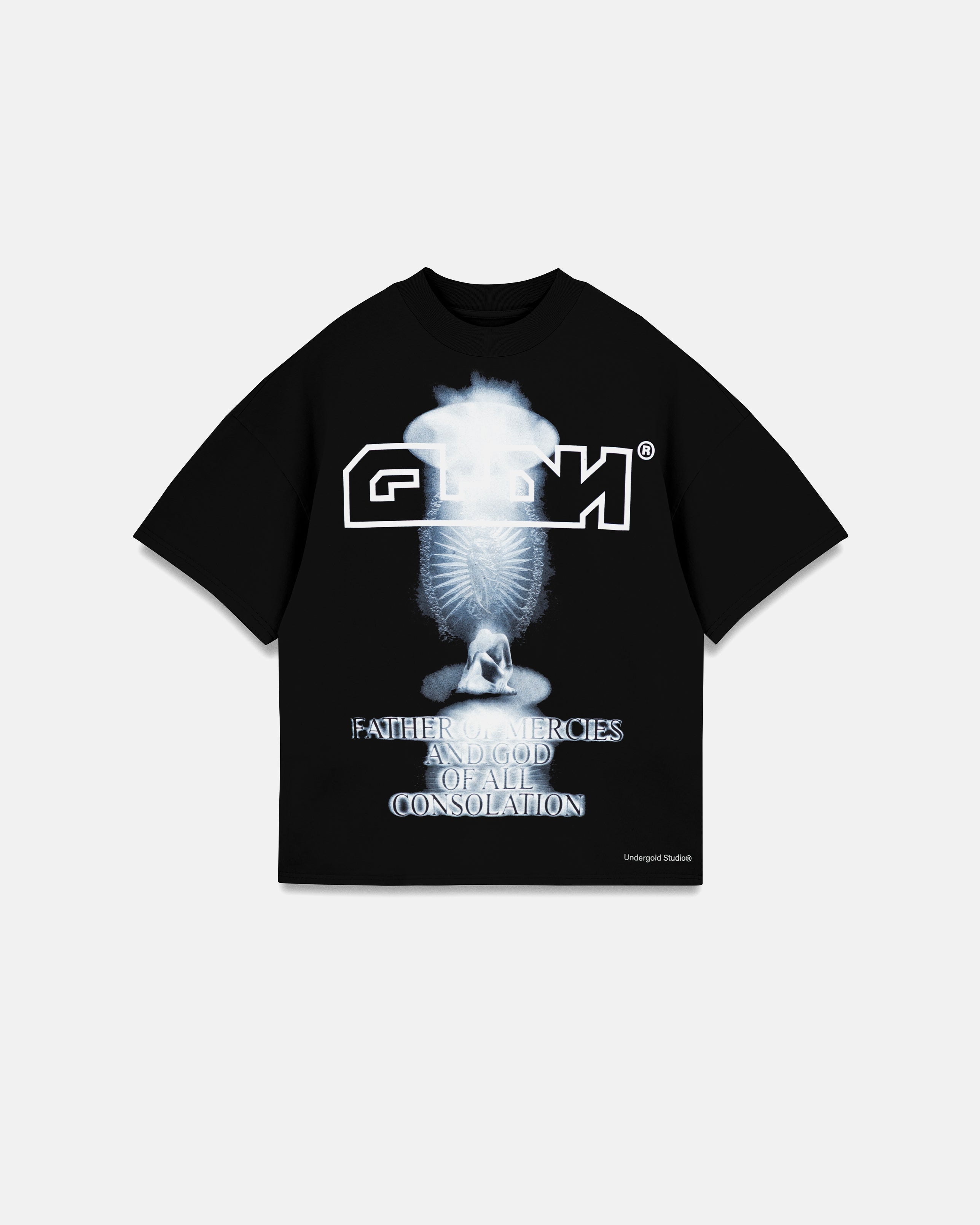 Spring Consolation Boxy Fit Tshirt Black