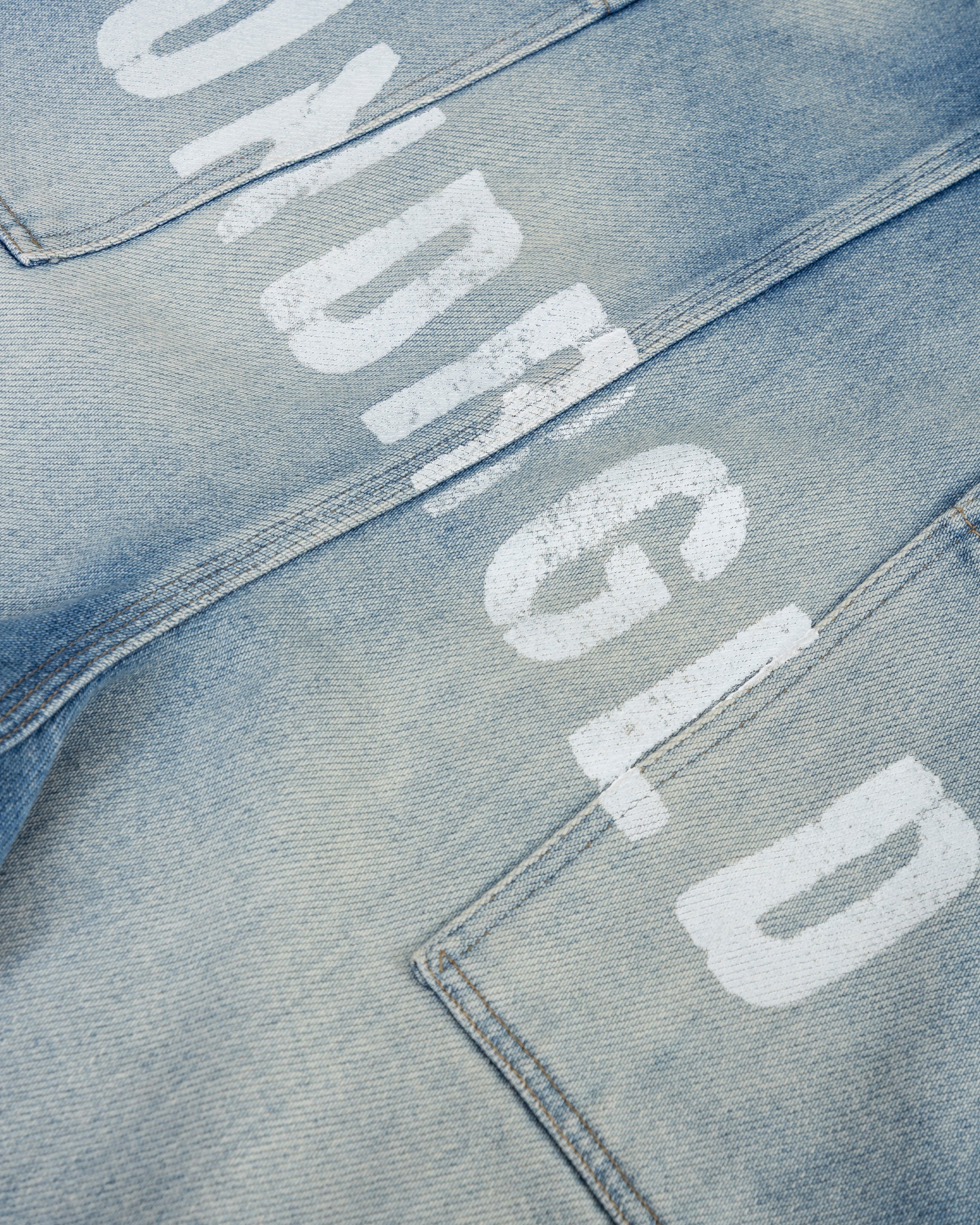 Spring Frayed Jorts Blue