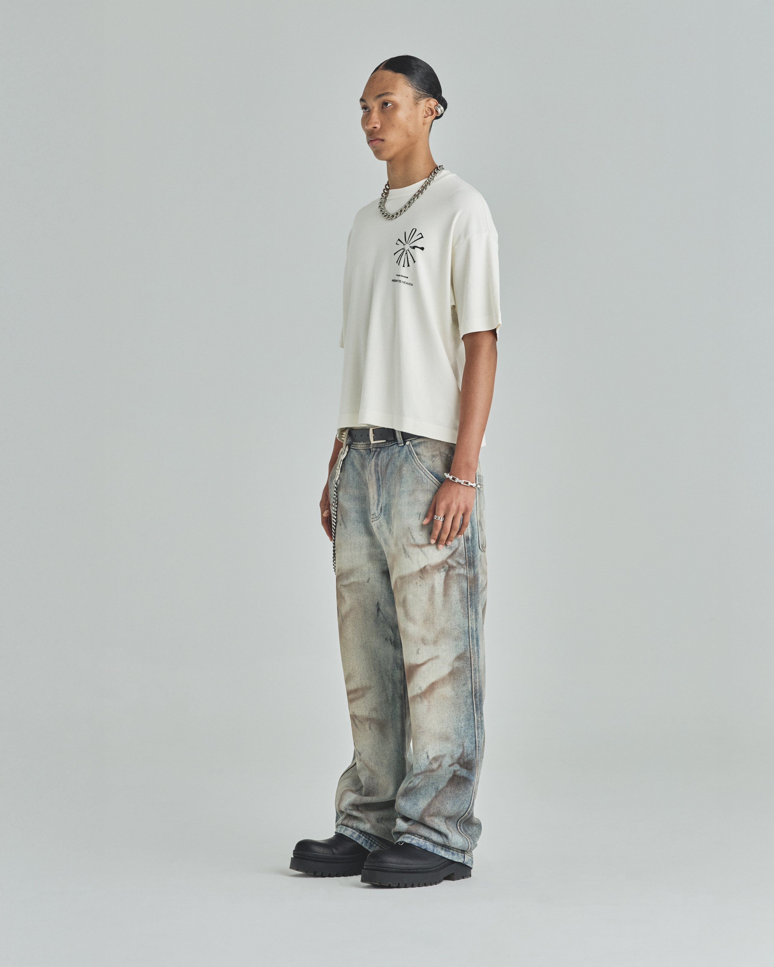 Spring Pray 4 Love Boxy Fit Tshirt White