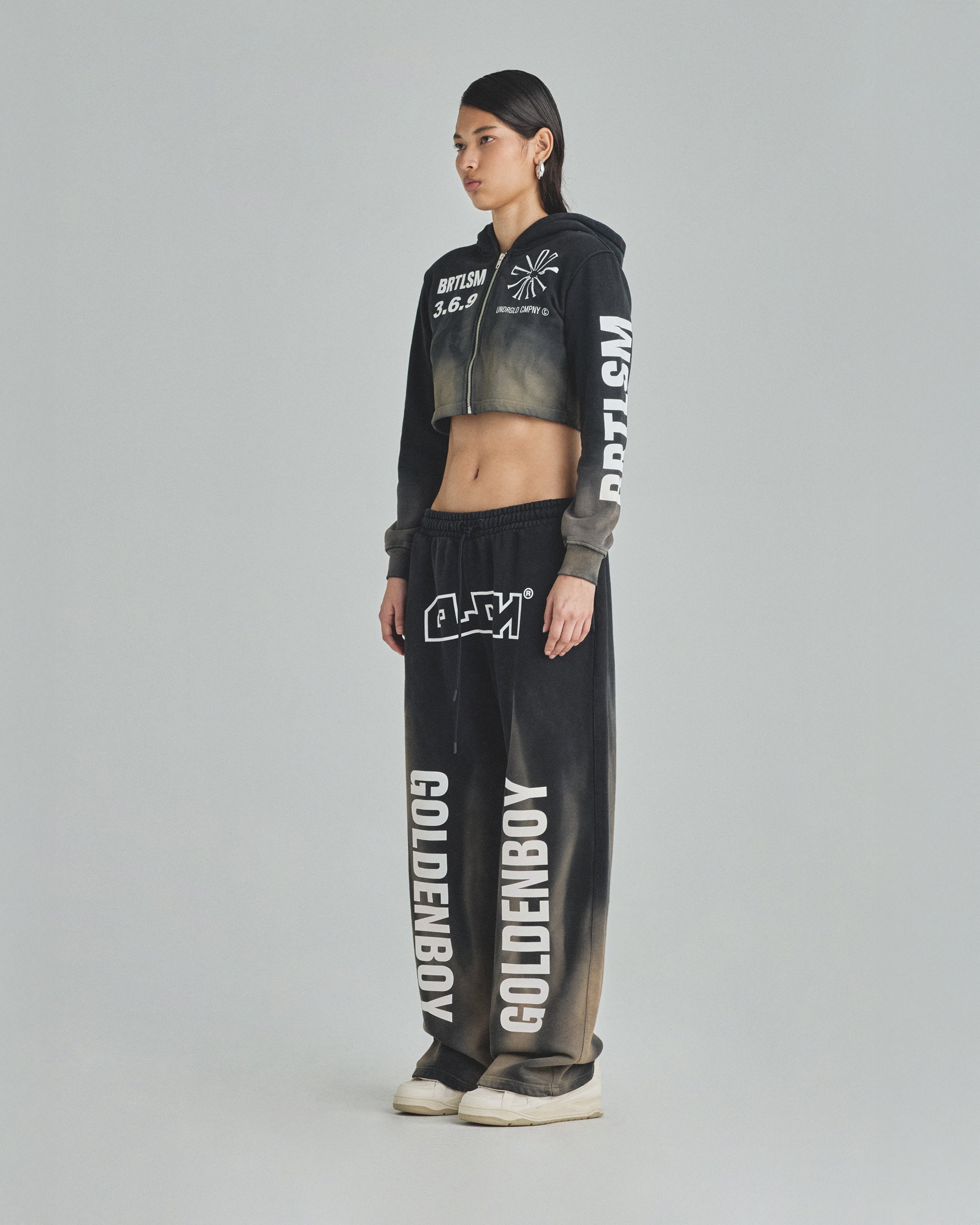 Spring Pray 4 Love Straight Pants Sandblast Gray Flame