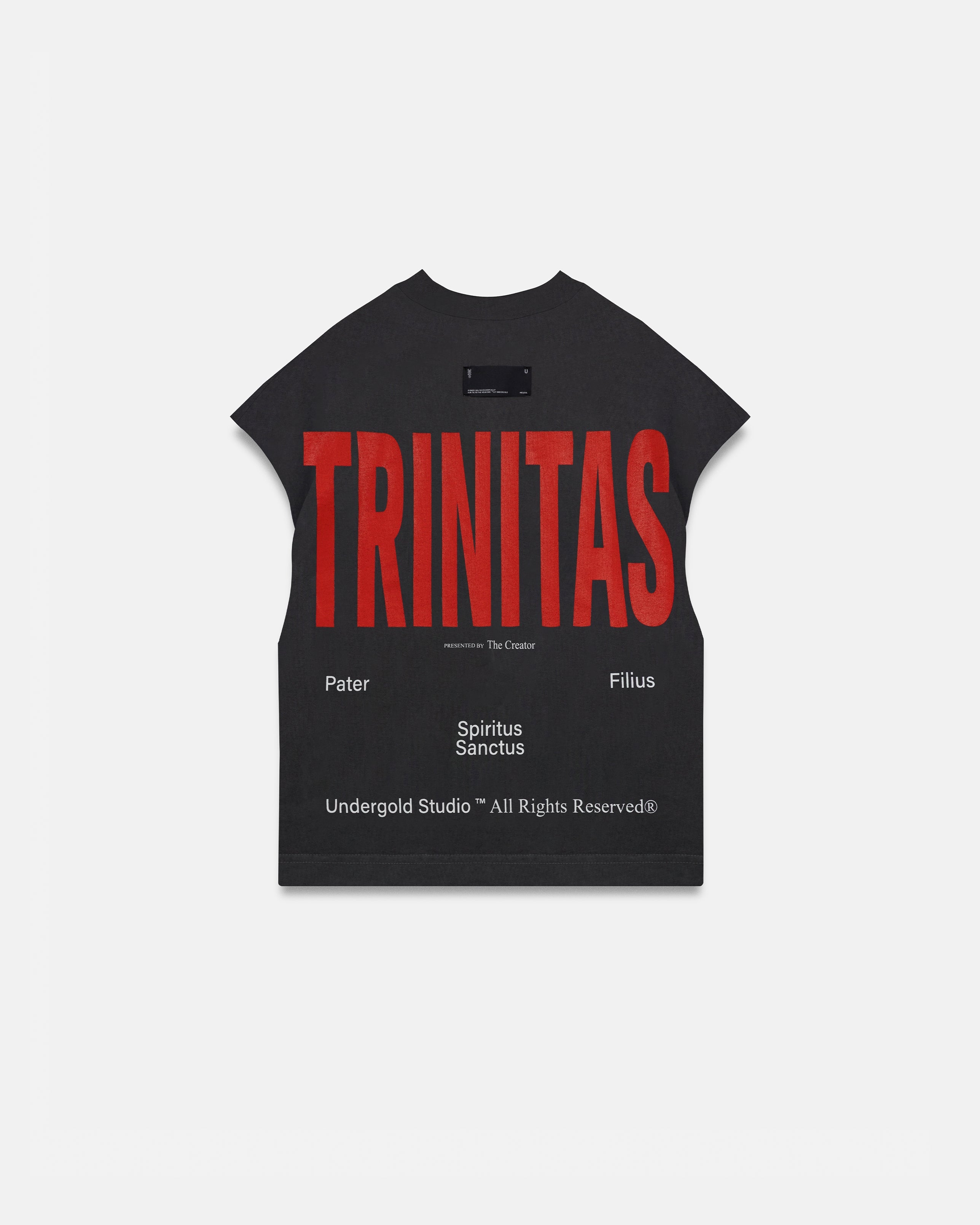 Spring Trinitas Sleeveless Tshirt Vintage Gray