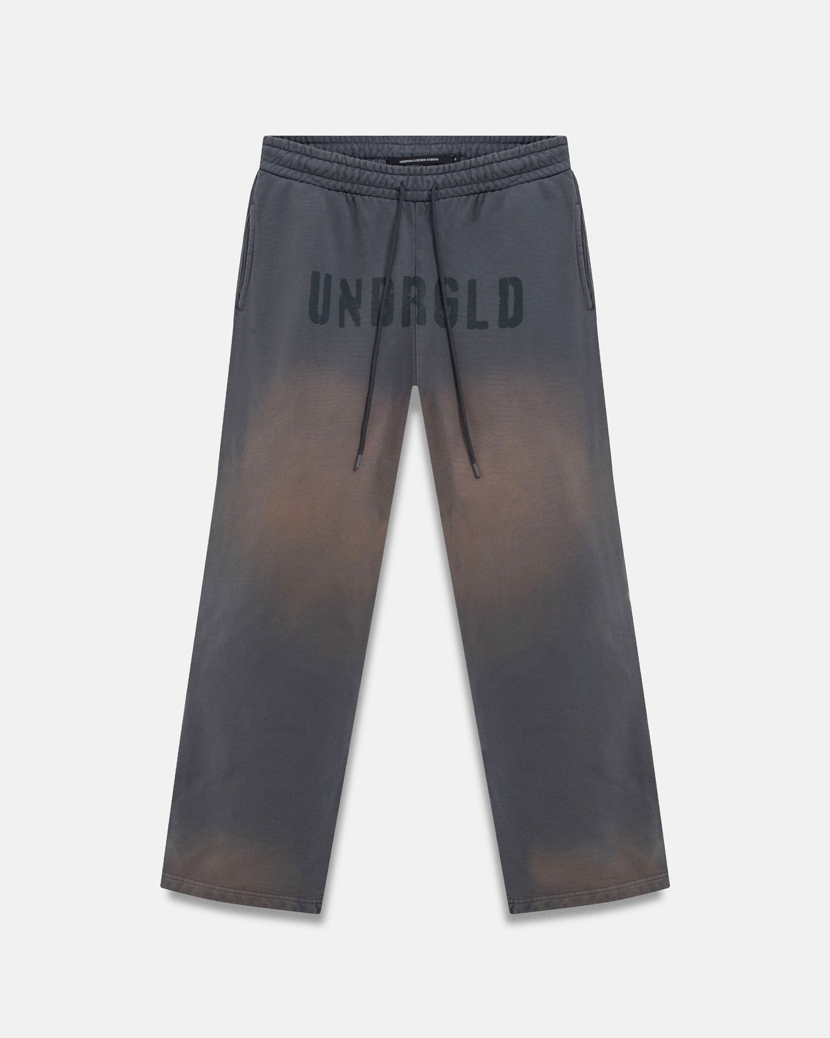 Spring Worn Logo Straight Pants Sandblast Gray