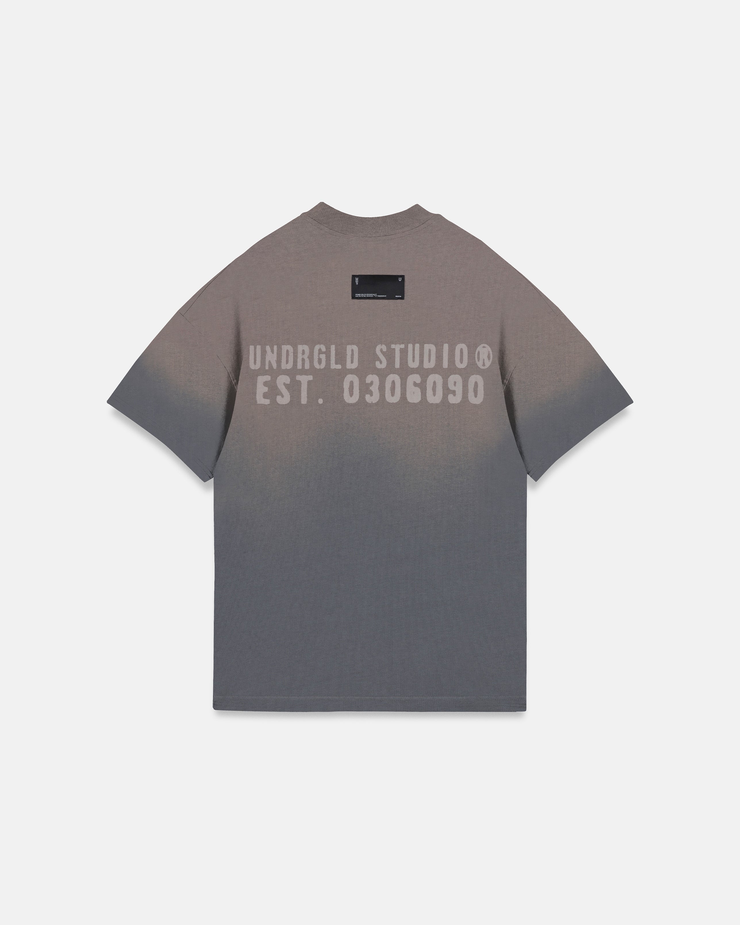 Spring Worn Logo Tshirt Sandblast Gray