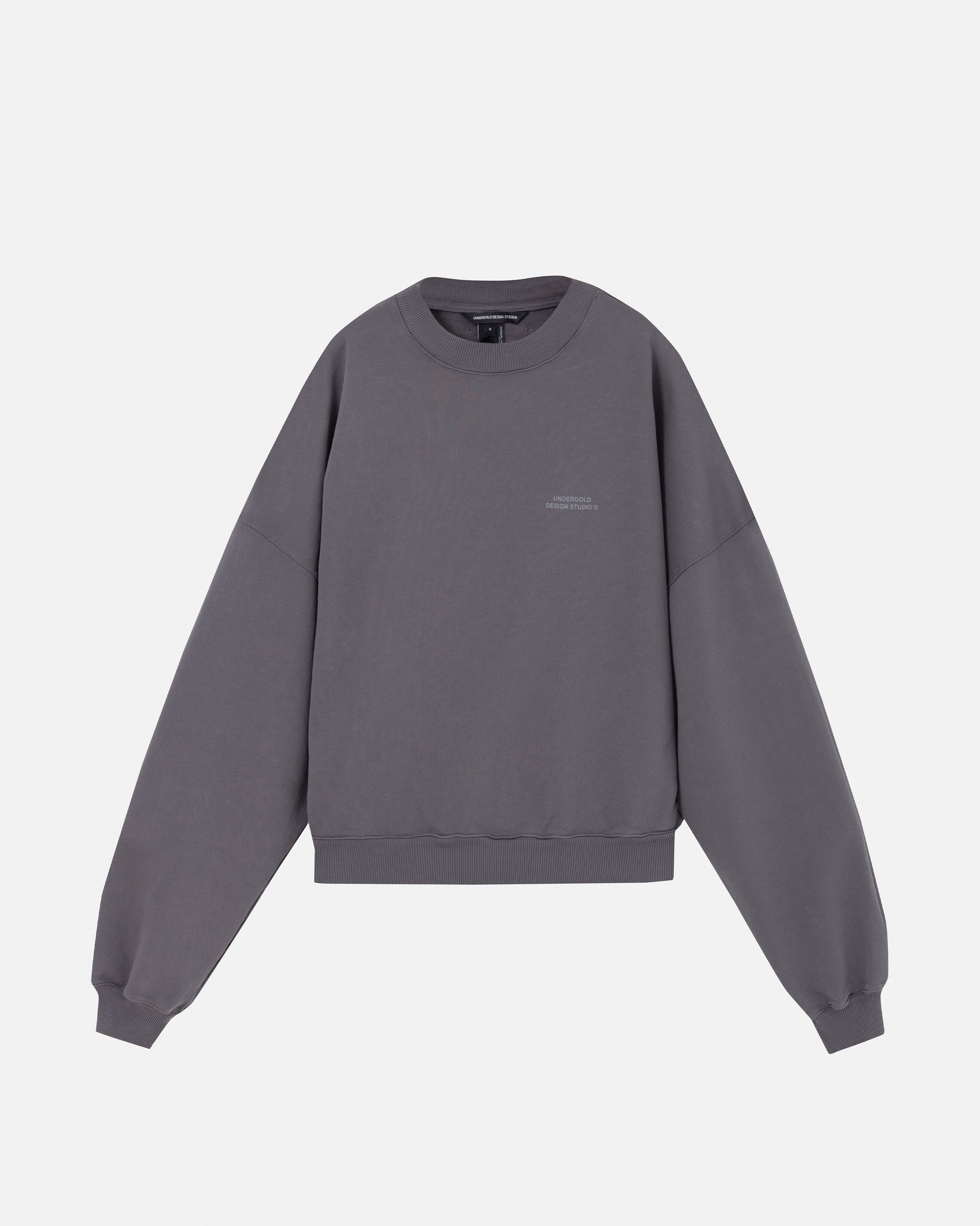 Stardust Basic Boxy Fit Crewneck Gray