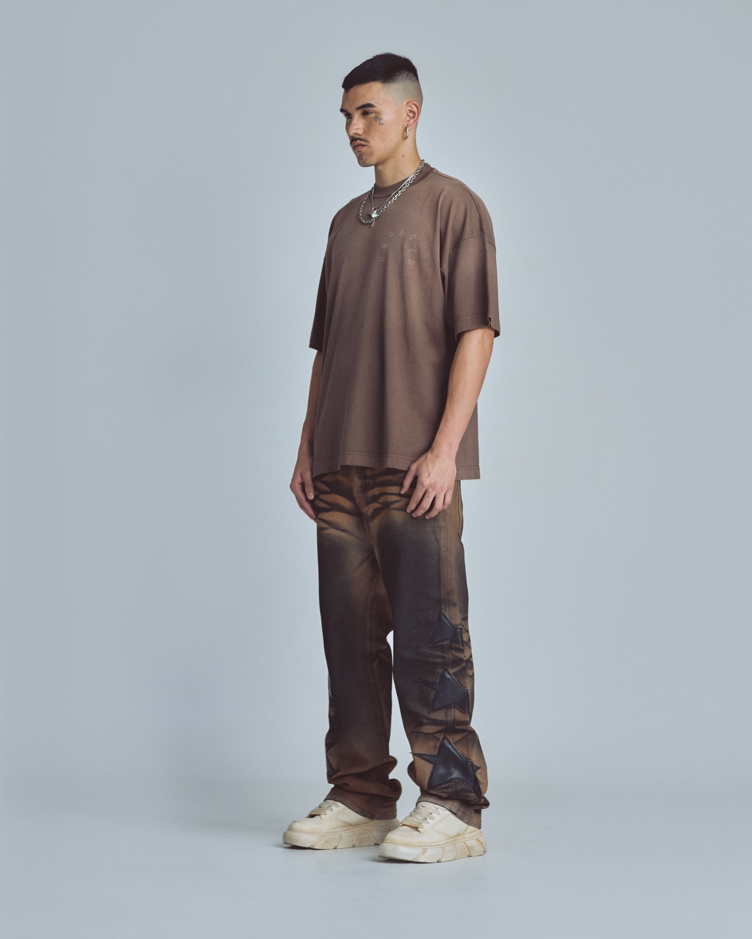 Stardust Basic Tshirt Vintage Brown