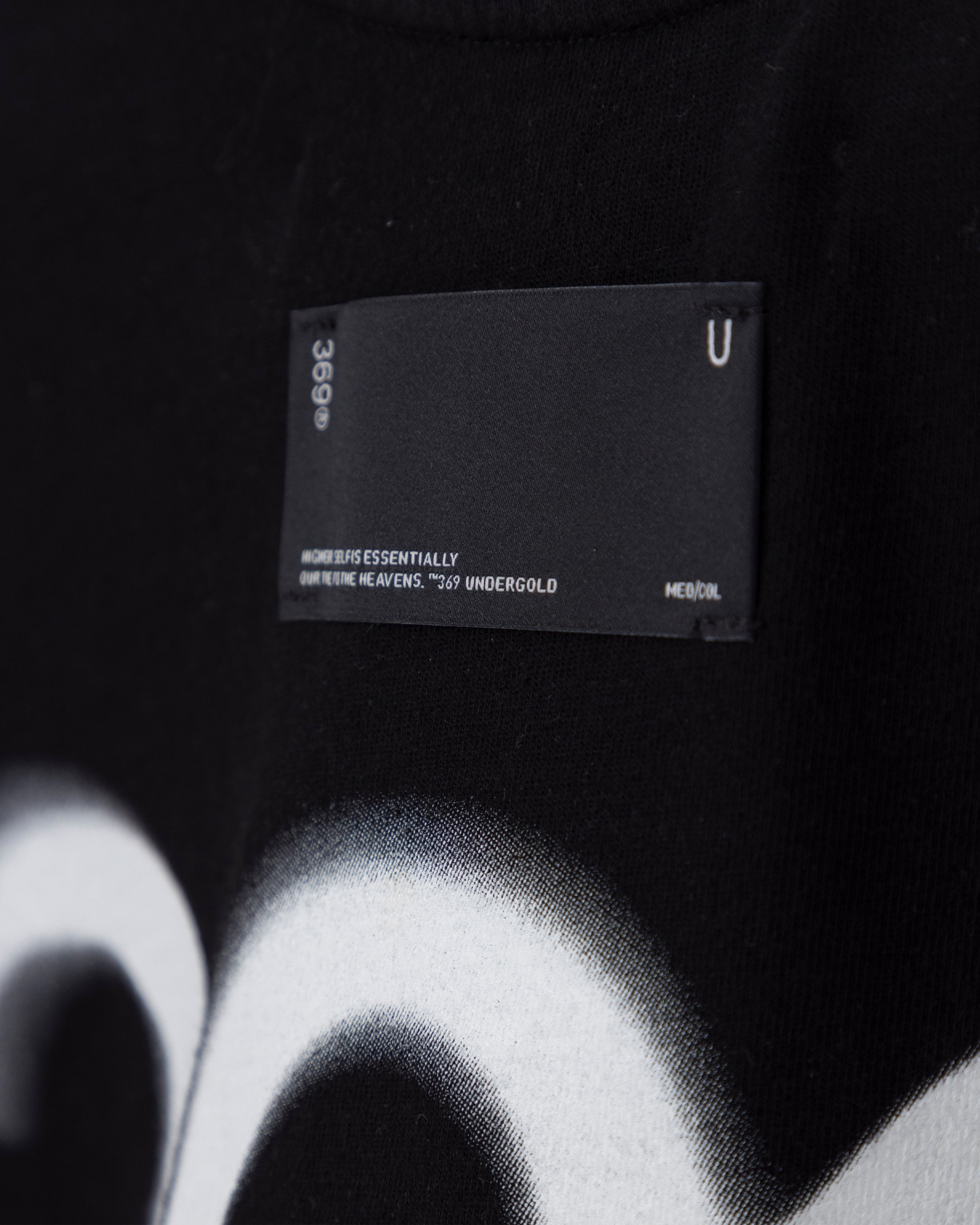 Stardust Code Crop Top Black