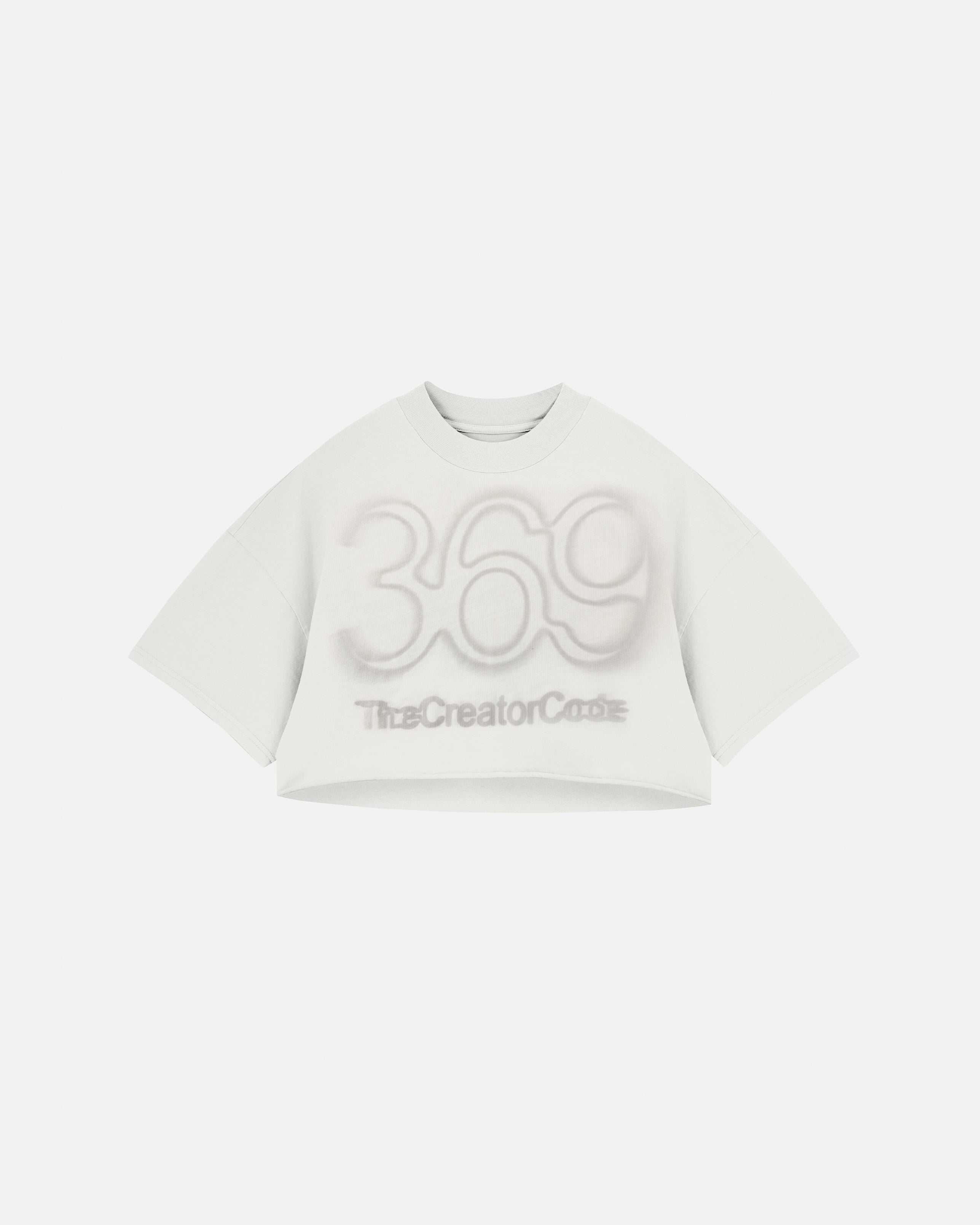 Stardust Code Crop Top White