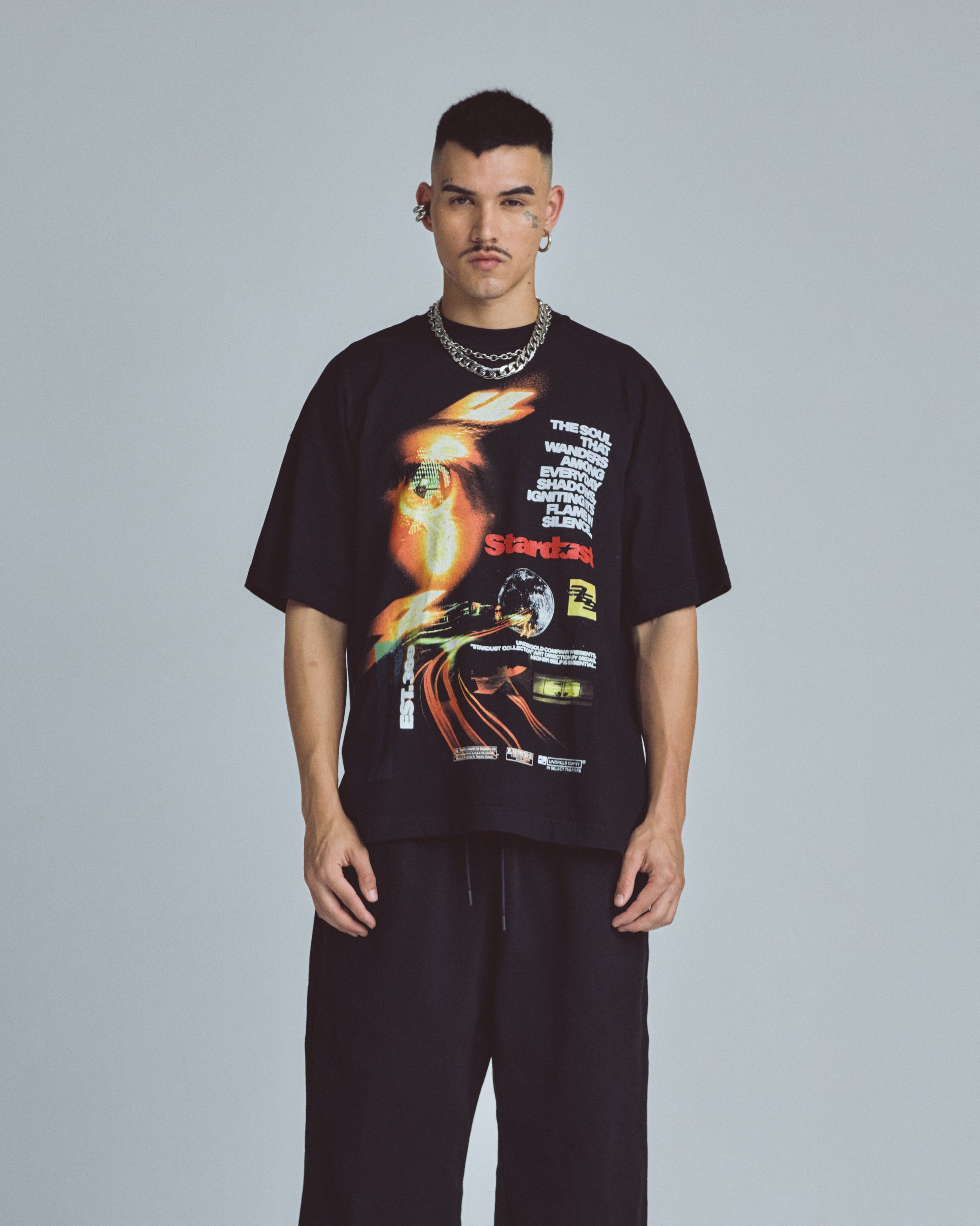 Stardust Night Drive Tshirt Black