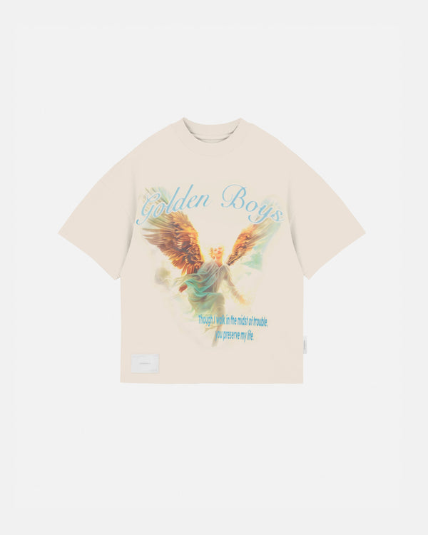 Symphony Golden Blur Limited Boxy Tshirt White