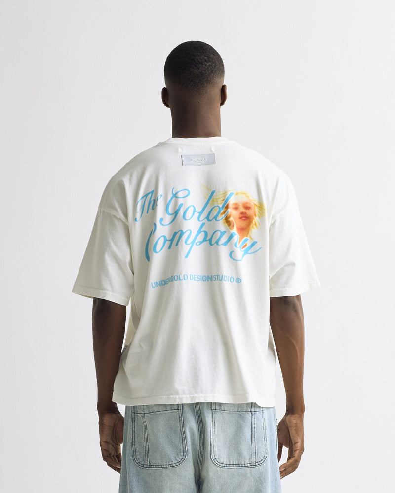 Symphony Golden Blur Limited Boxy Tshirt White