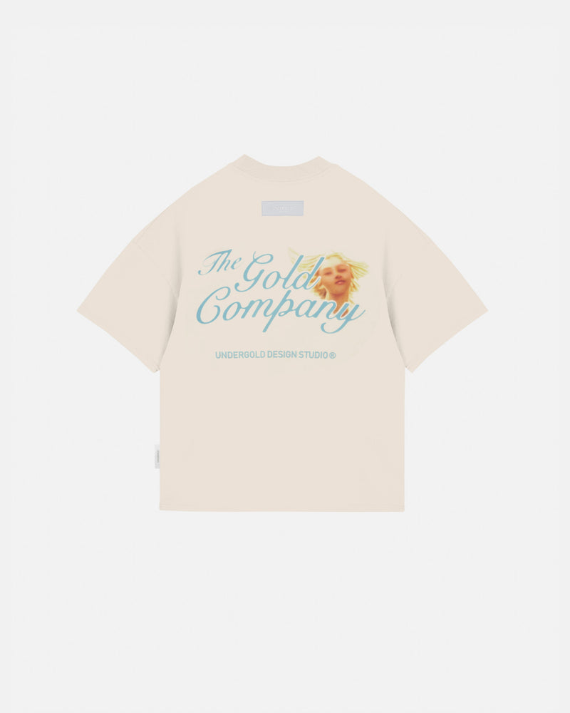 Symphony Golden Blur Limited Boxy Tshirt White