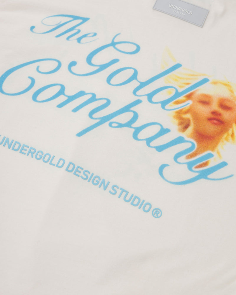 Symphony Golden Blur Limited Boxy Tshirt White