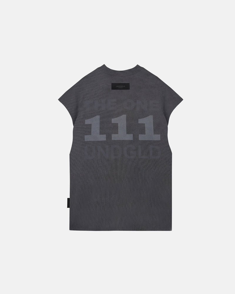 The One 111 Angel Sleeveless Shirt Vintage Gray