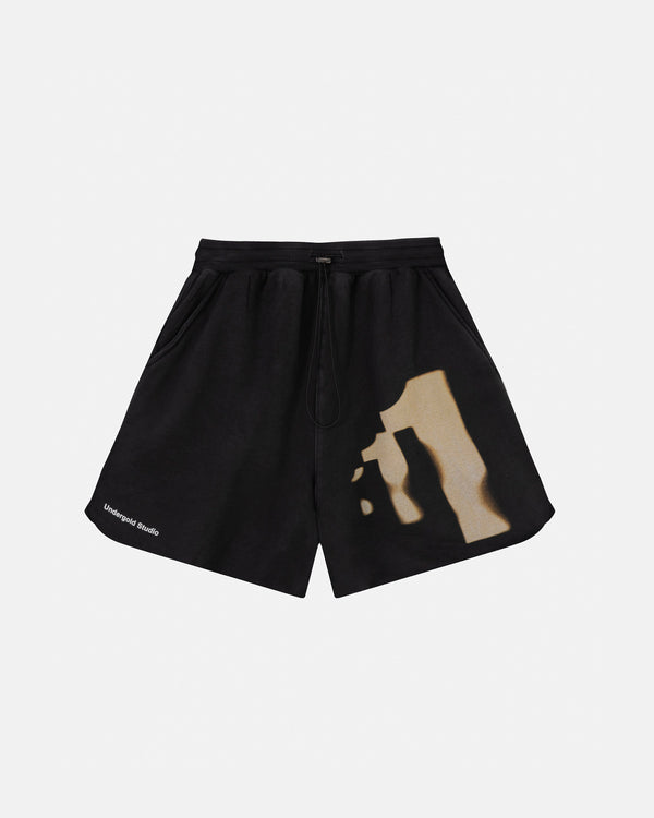 The One 111 Burnt Biased Shorts Vintage Black