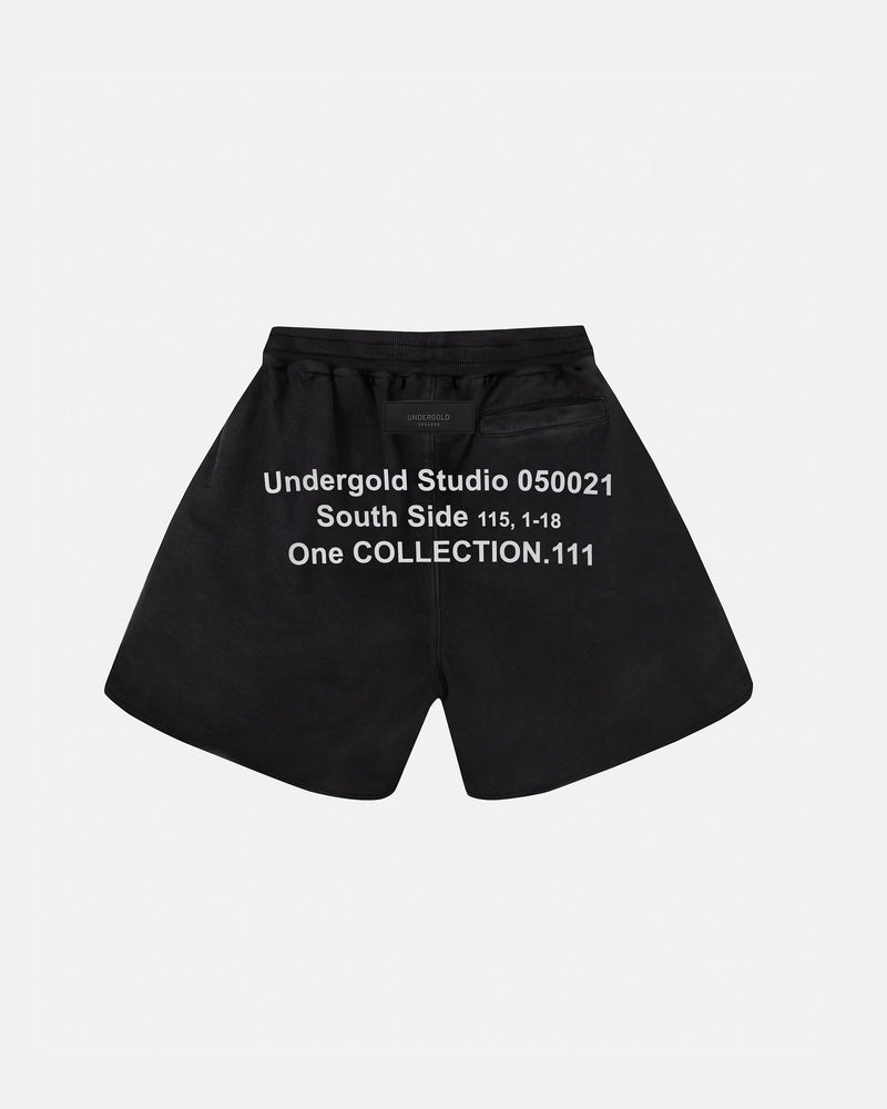 The One 111 Burnt Biased Shorts Vintage Black