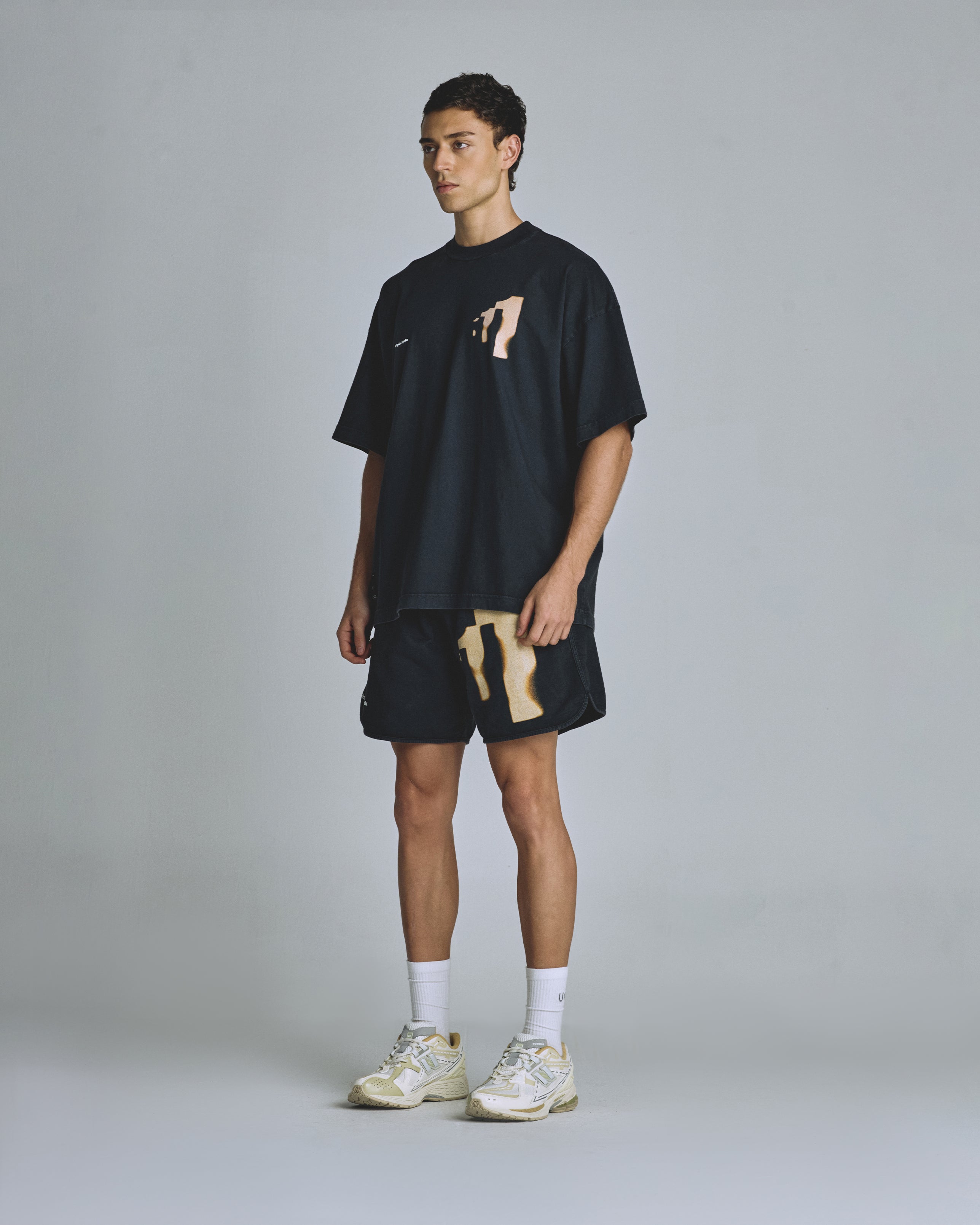 The One 111 Burnt Tshirt (Vintage Black)