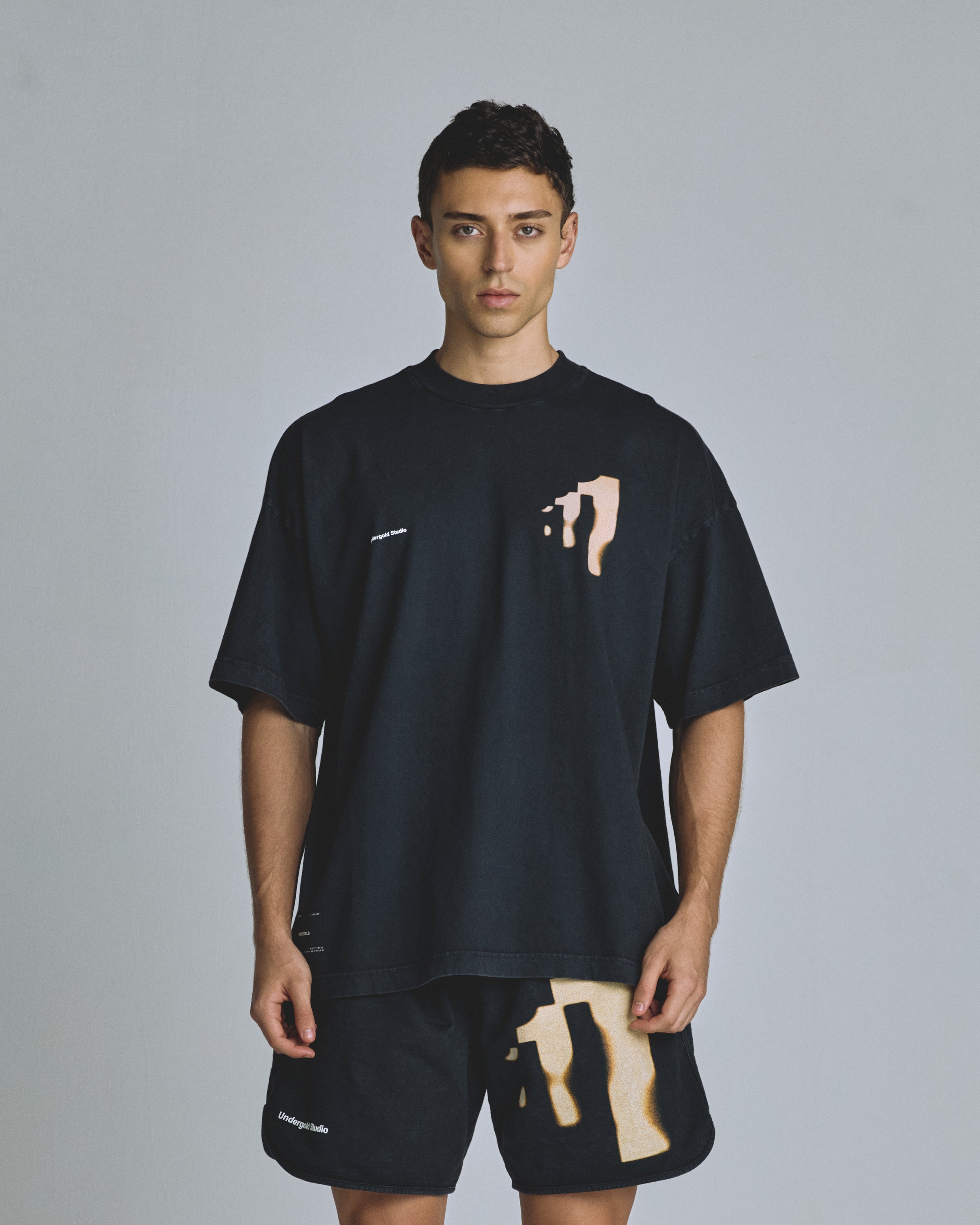 The One 111 Burnt Tshirt (Vintage Black)