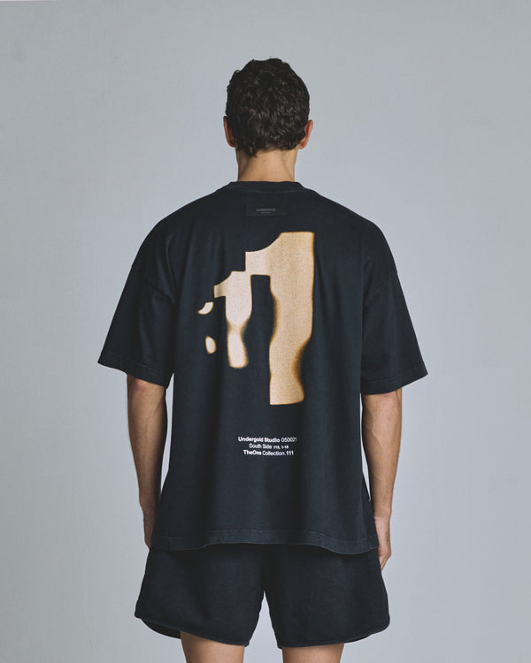 The One 111 Burnt Tshirt Vintage Black