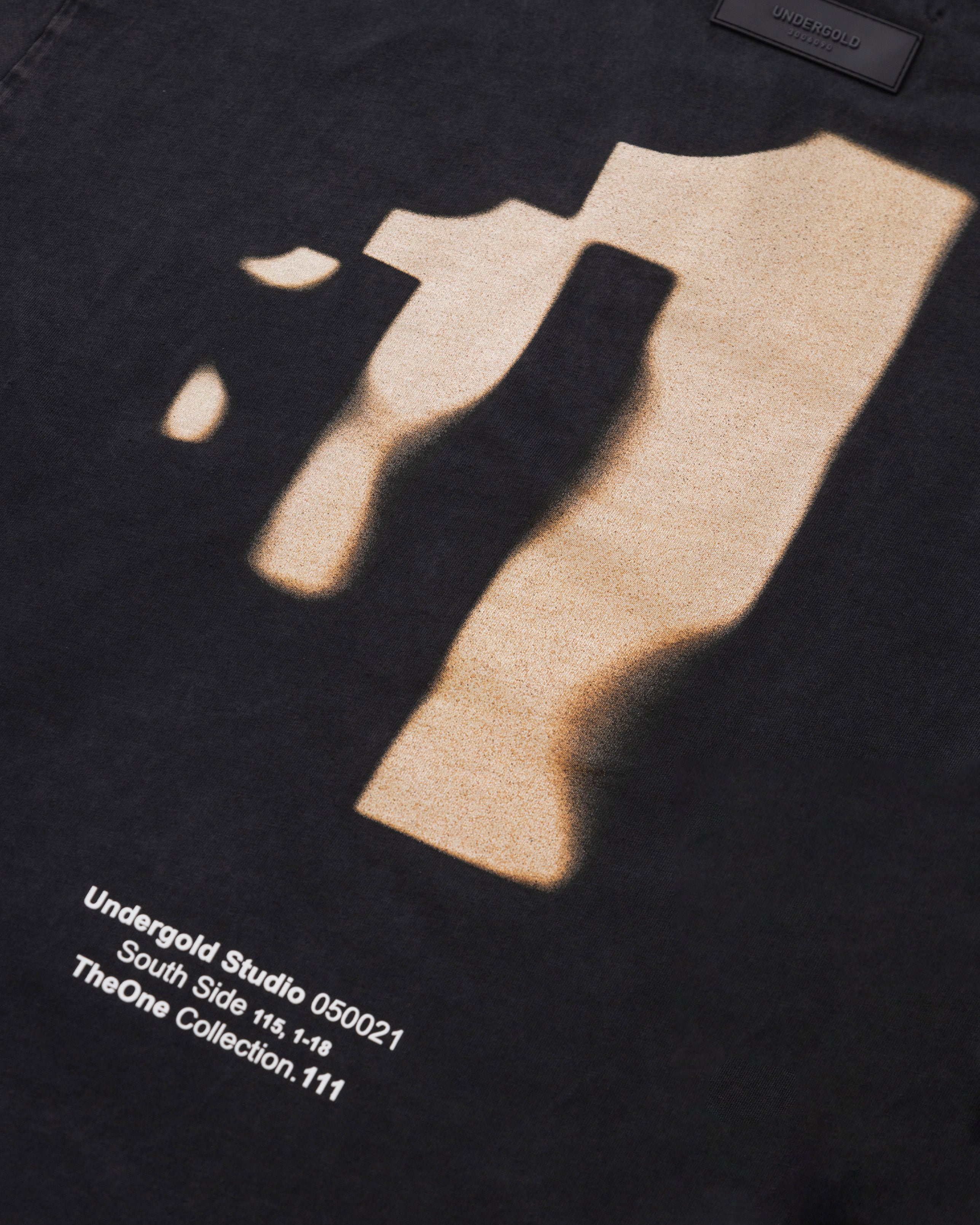 The One 111 Burnt Tshirt (Vintage Black)