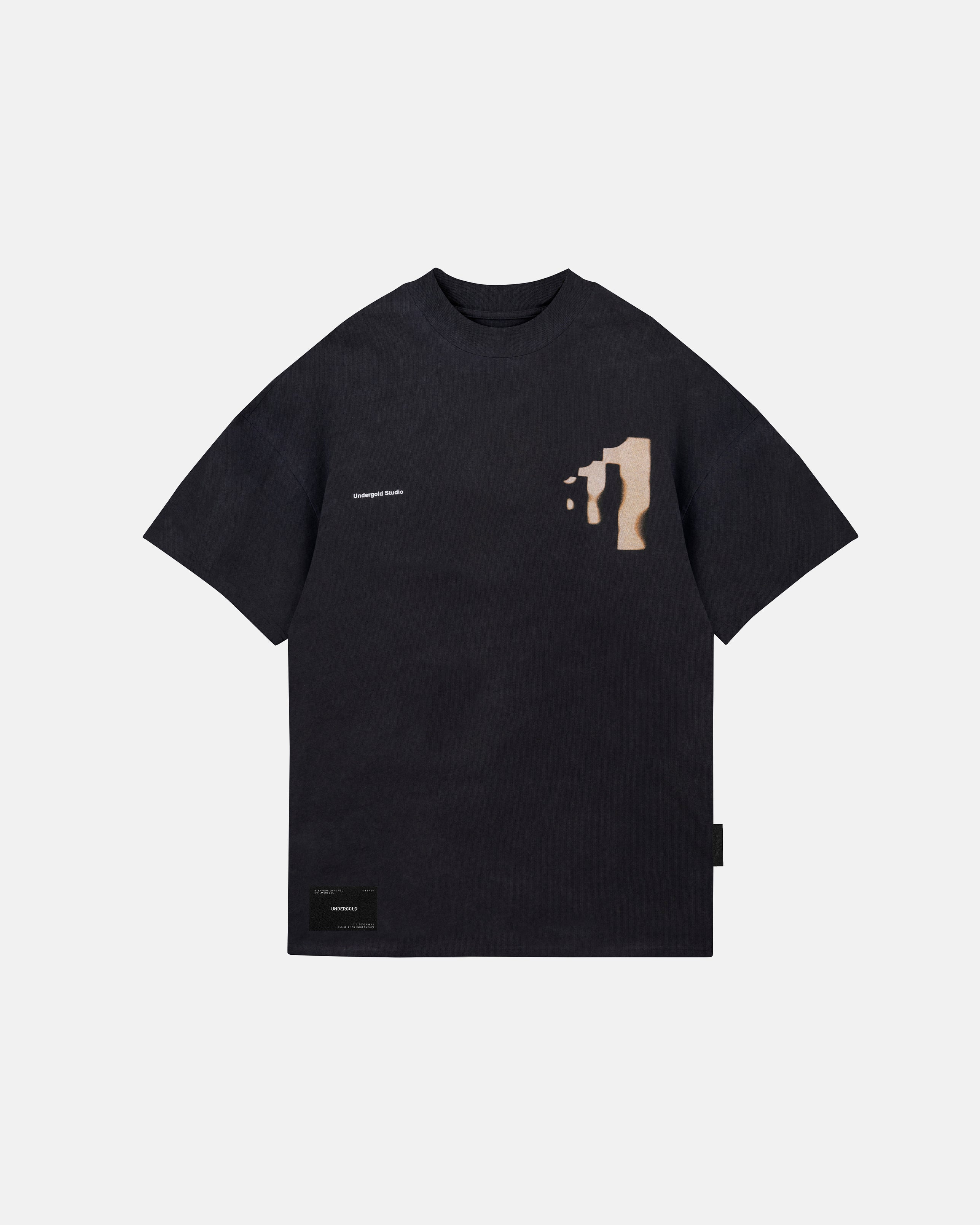 The One 111 Burnt Tshirt (Vintage Black)