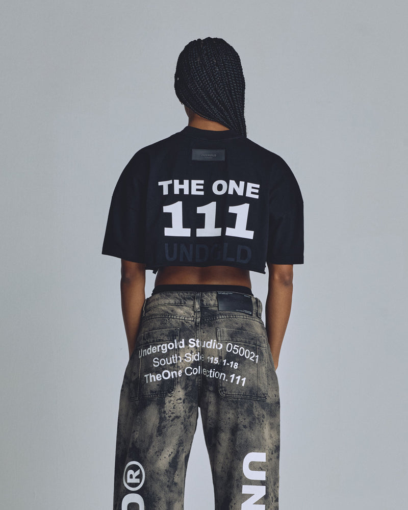 The One 111 Crop Top Black