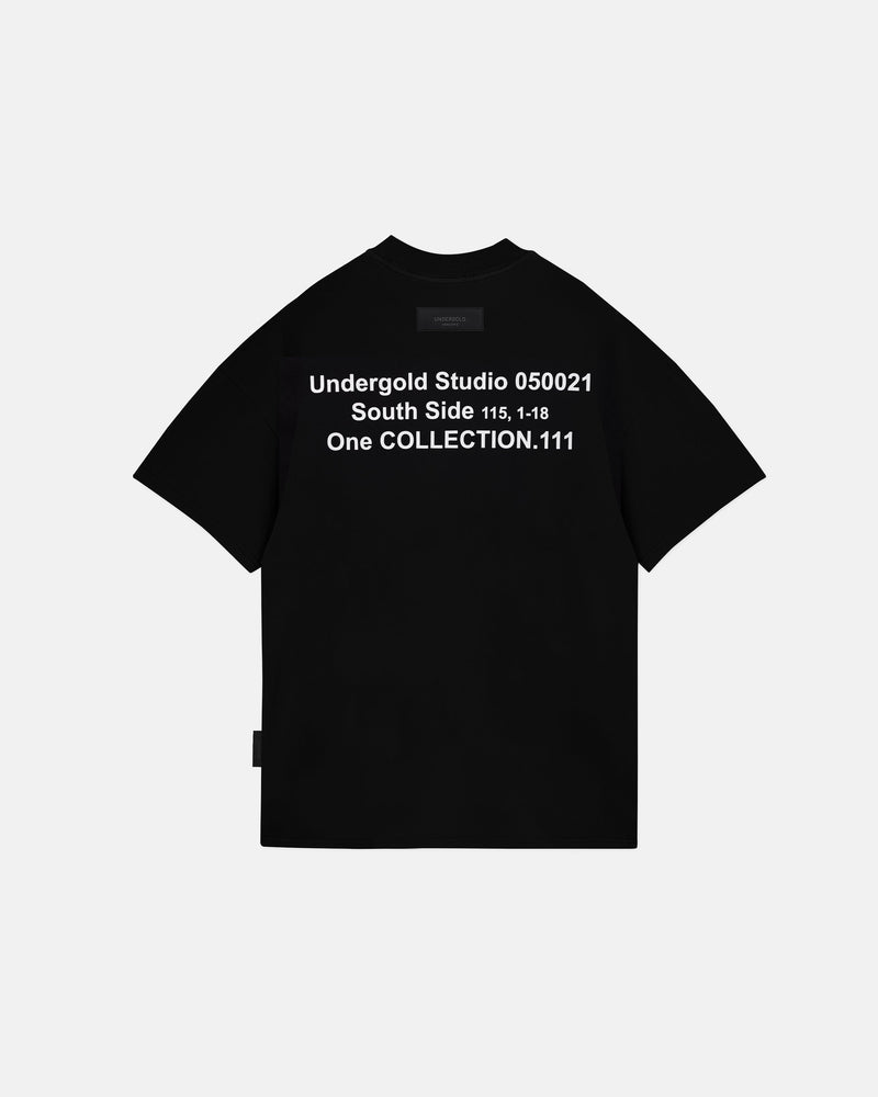 The One Angel Circle Tshirt Black