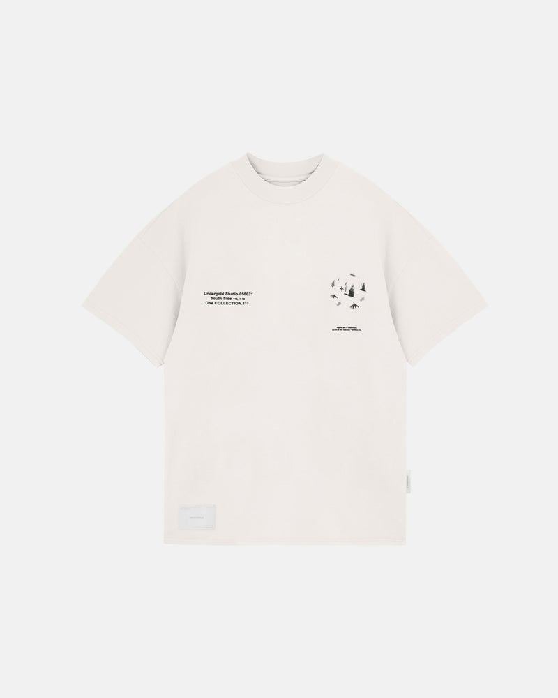 The One Angel Circle Tshirt White