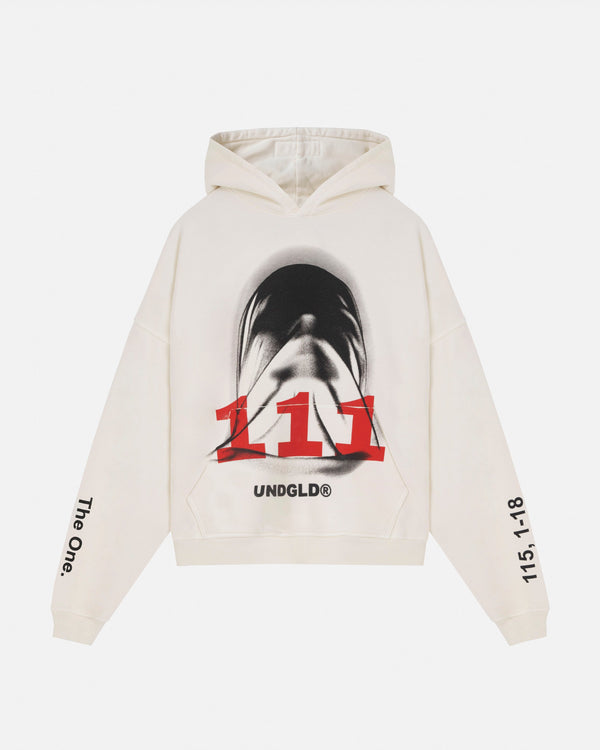 The One Enlighten Me Hoodie White