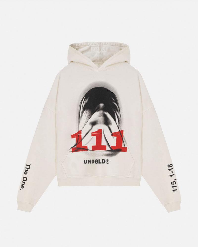 The One Enlighten Me Hoodie White