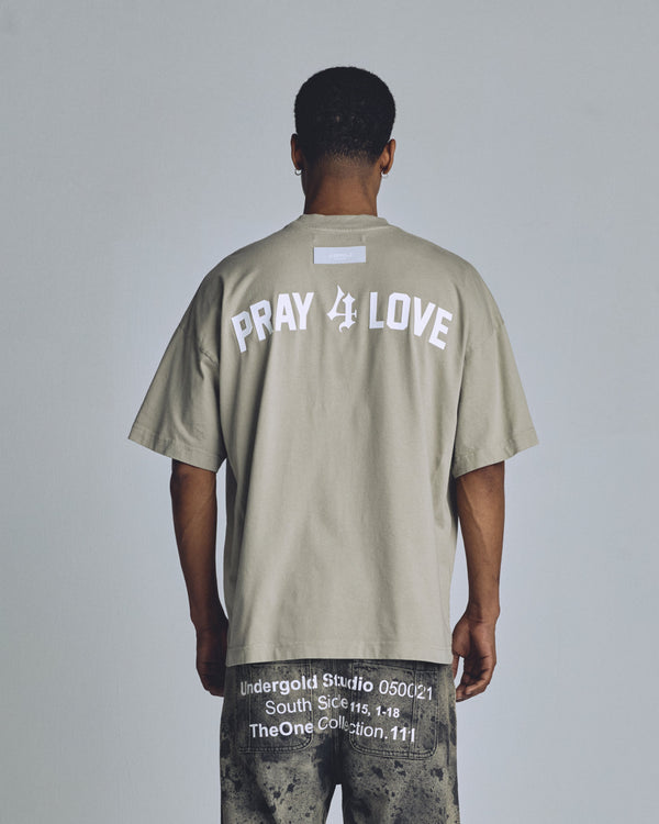 The One Pray 4 Love Tshirt Gray