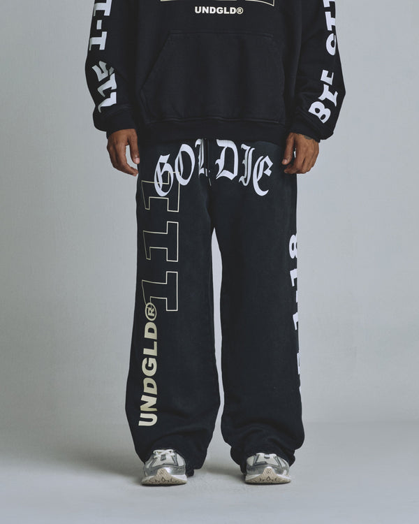 The One Psalm Straightpants Vintage Black