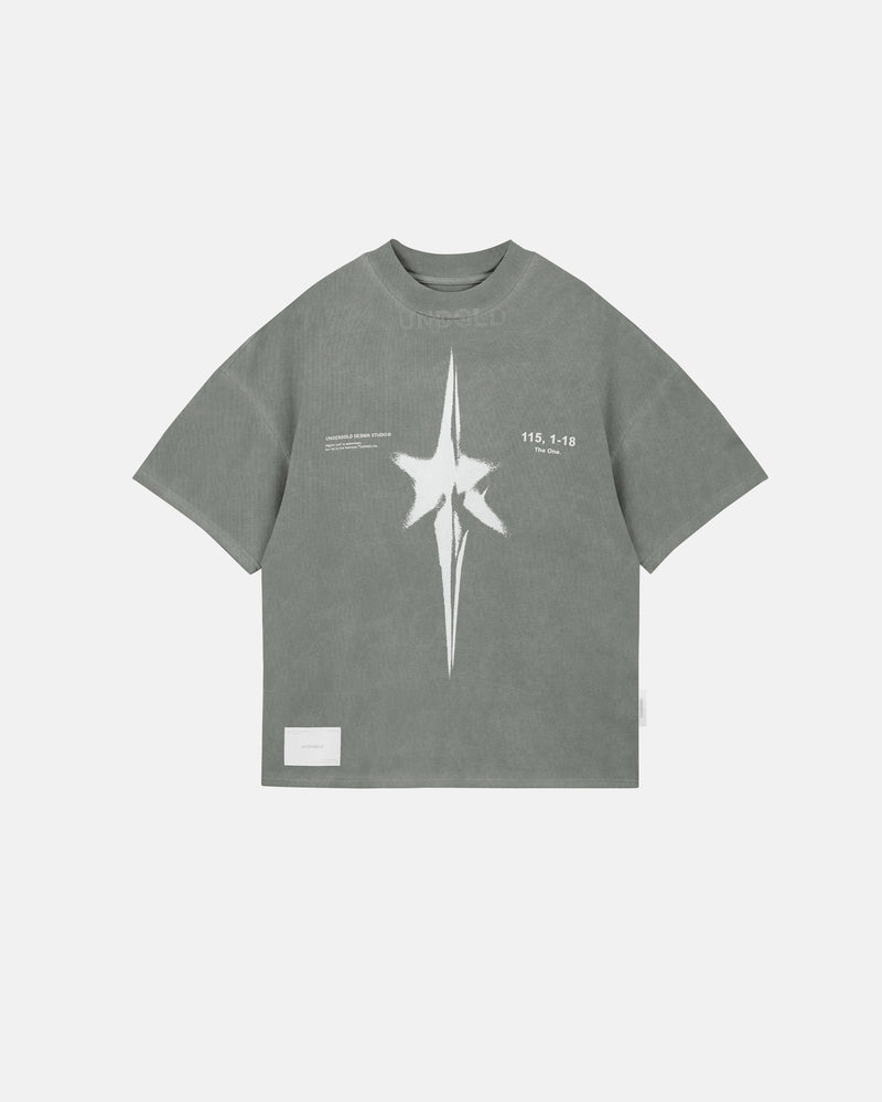 The One Star Boxy Fit Tshirt Vintage Green