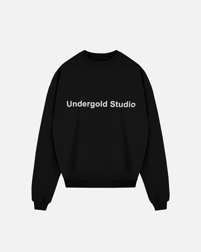 The One Undergold Studio Crewneck Black