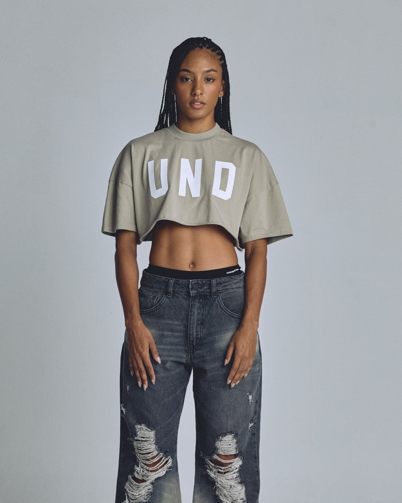 The One UNDGLD Crop Top Gray