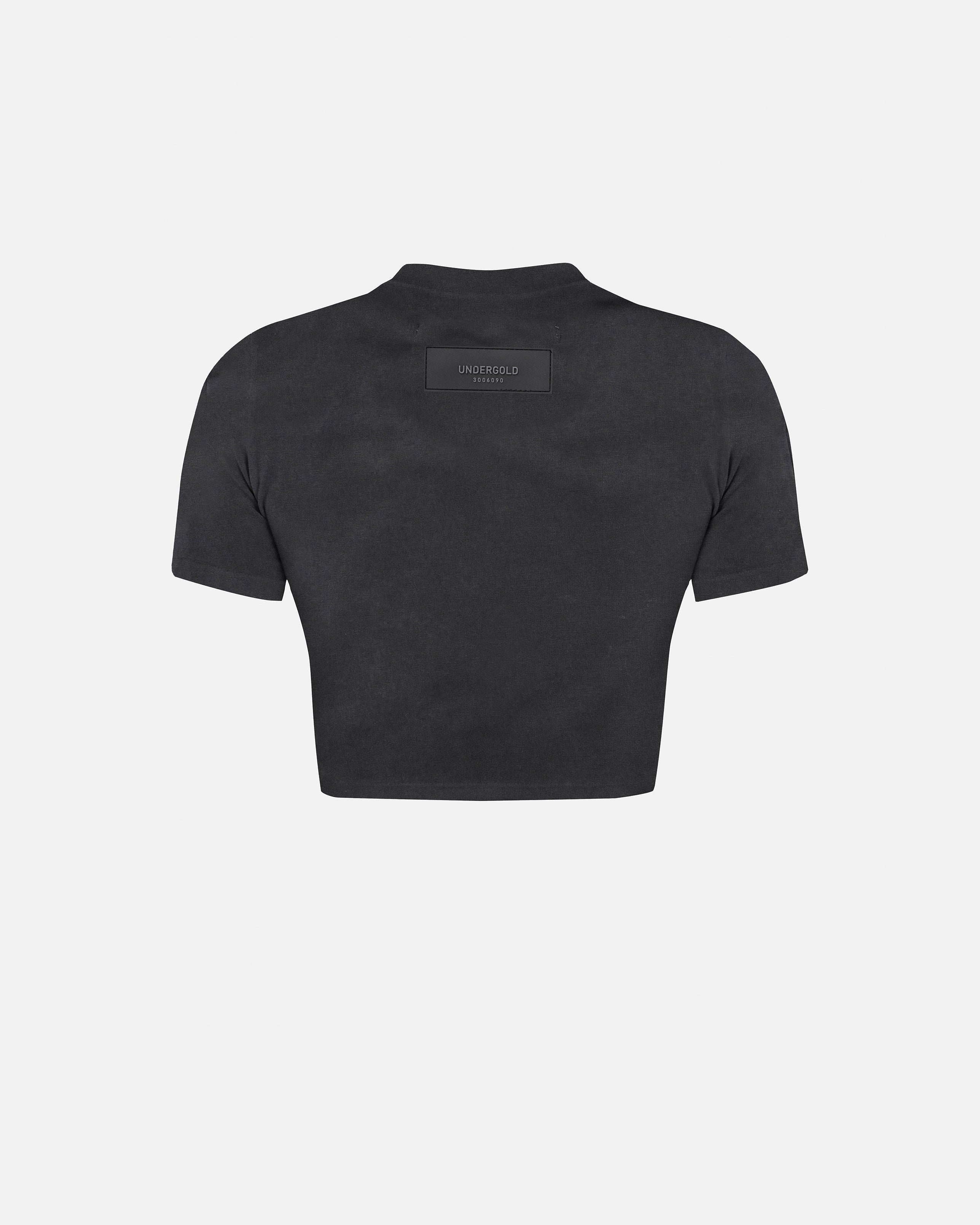 Thunder Rider Pegasus Baby Tee Vintage Black