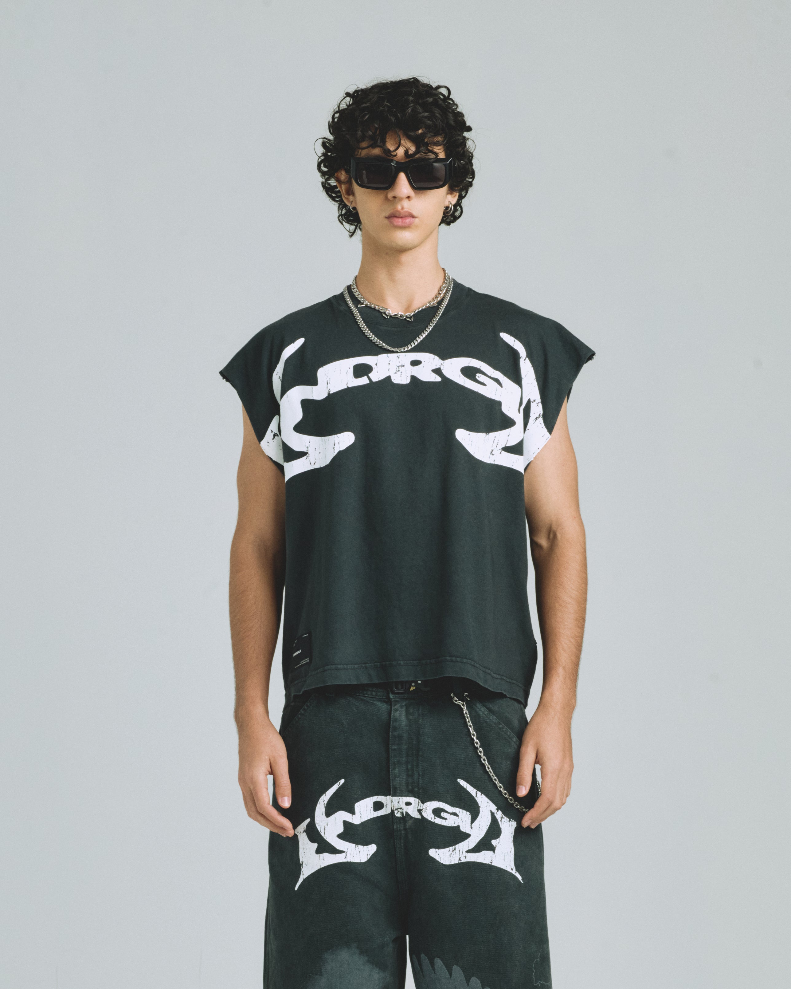 Thunder Rider Pegasus Sleeveless Tshirt Vintage Black