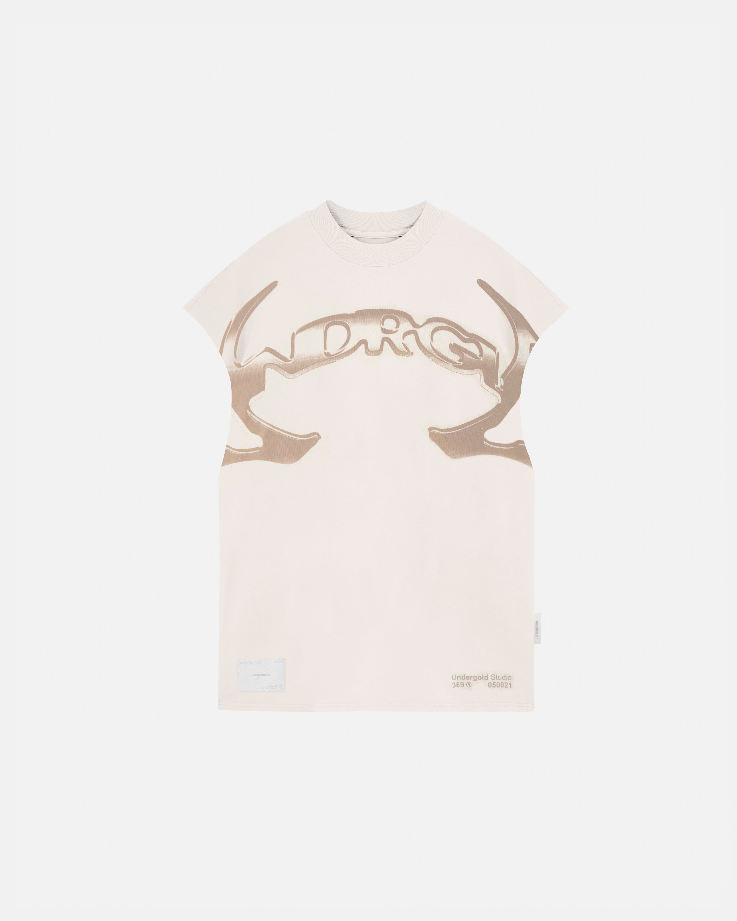 Thunder Rider UNDRGLD Sleeveless Tshirt Cream