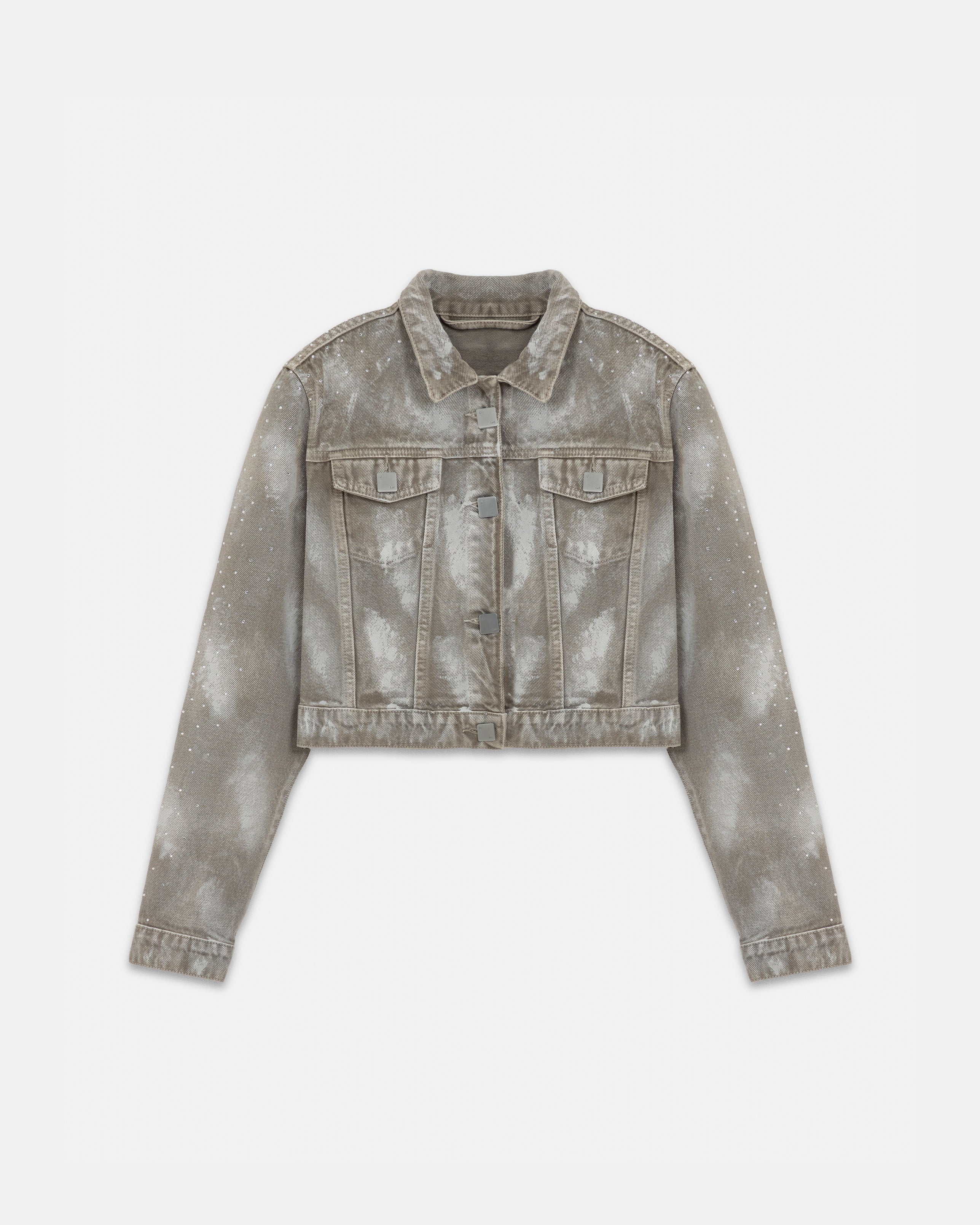 W 94' Worn Logo Jacket Smoke Gray