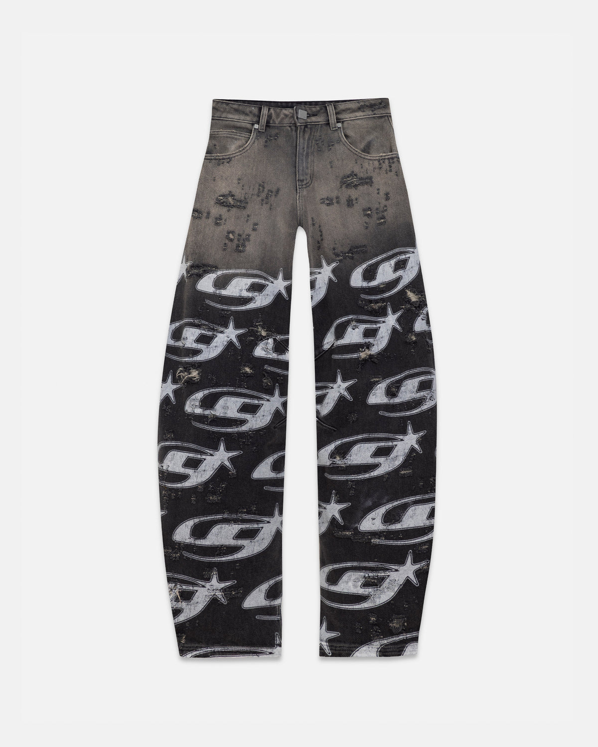 W Act 1 UG Star Ankle Focus Jean Washed Gray