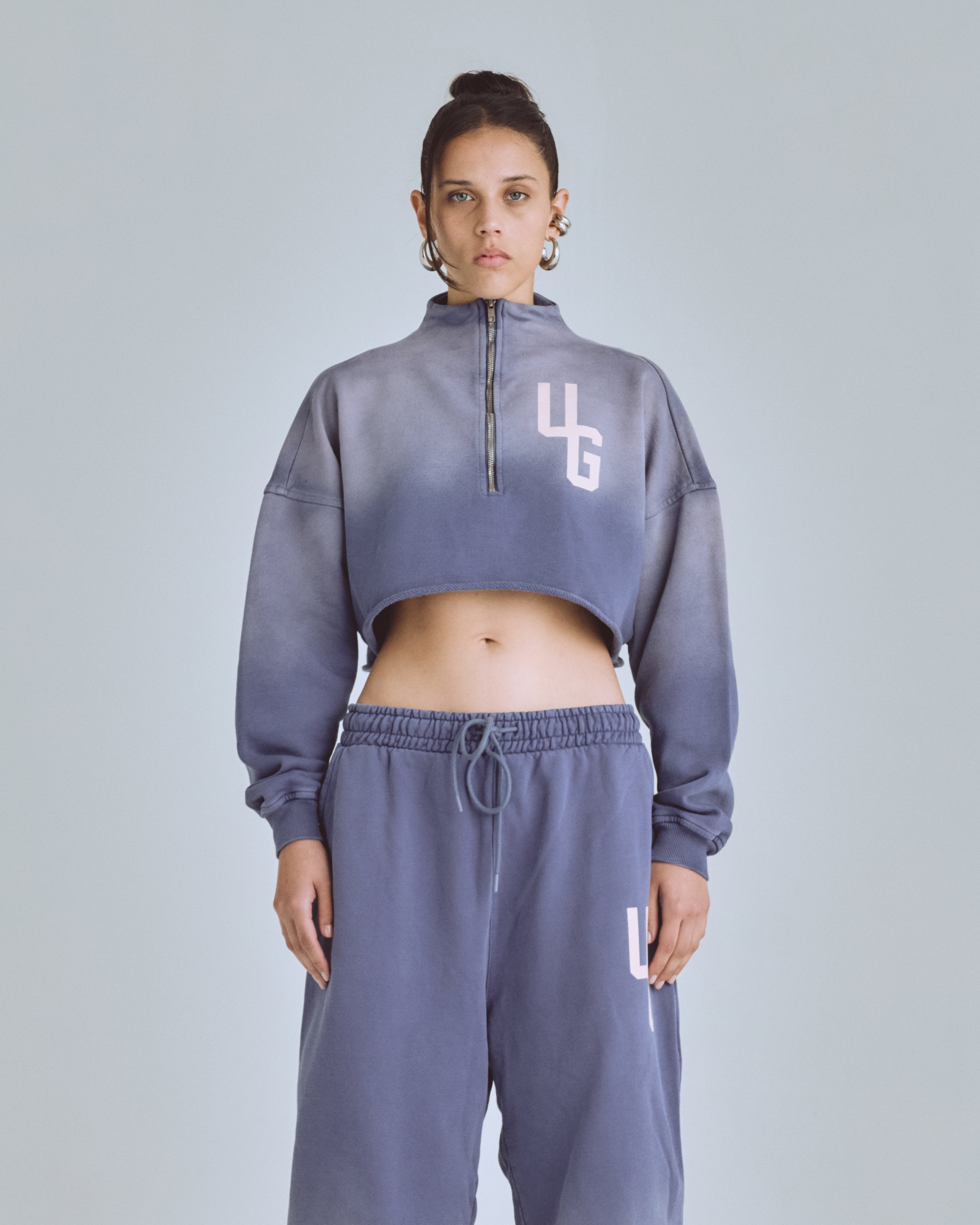 W Agnus Dei UG Crewneck Faded Purple