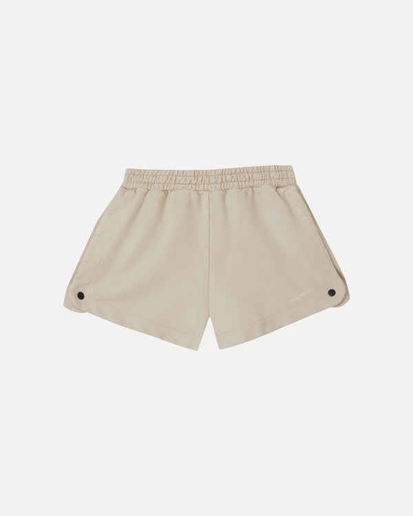 W Basics Buckled Shorts Cream