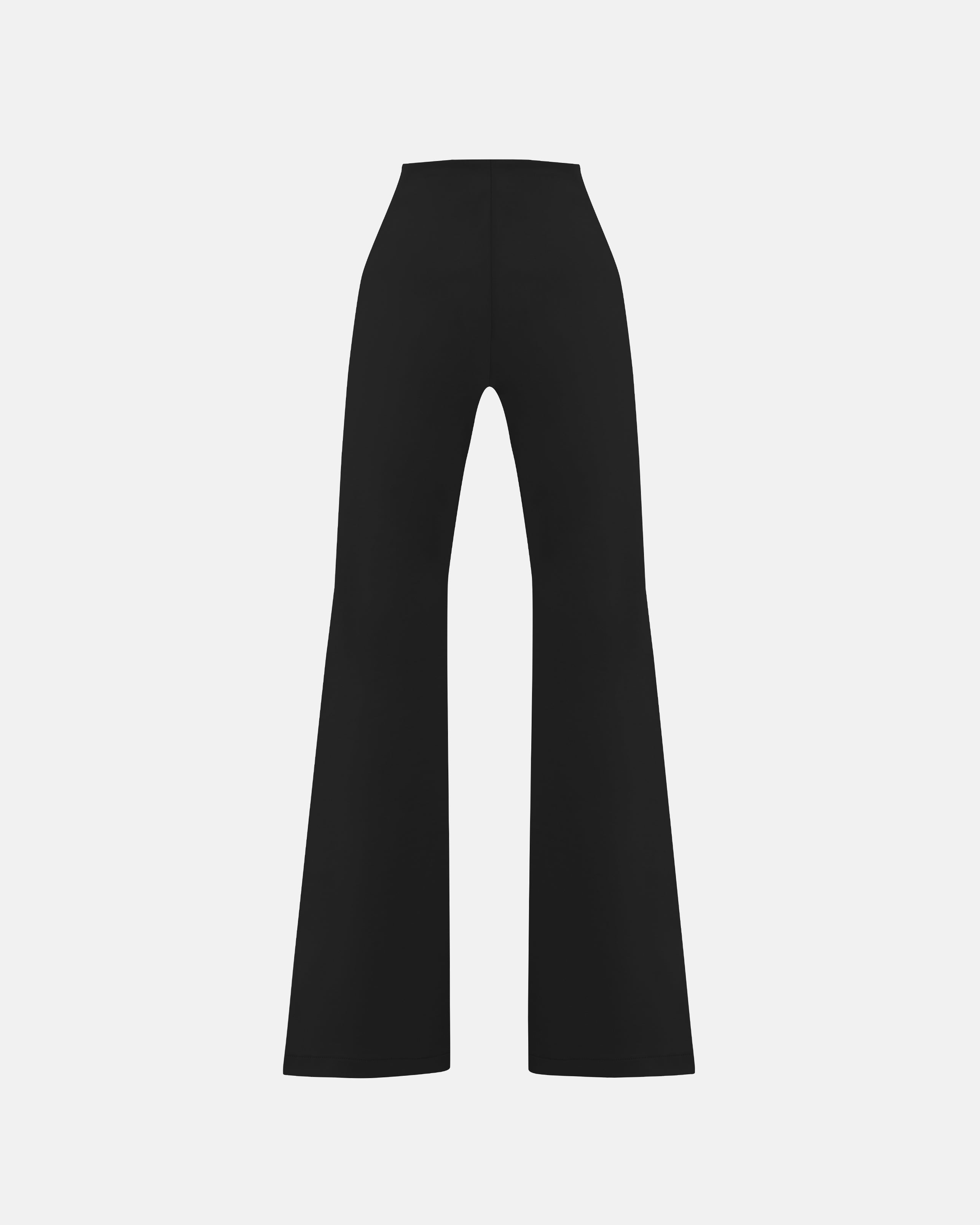 W Basics Flare Trouser Black