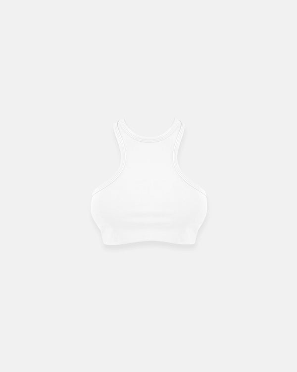 W Basics Halter Top White